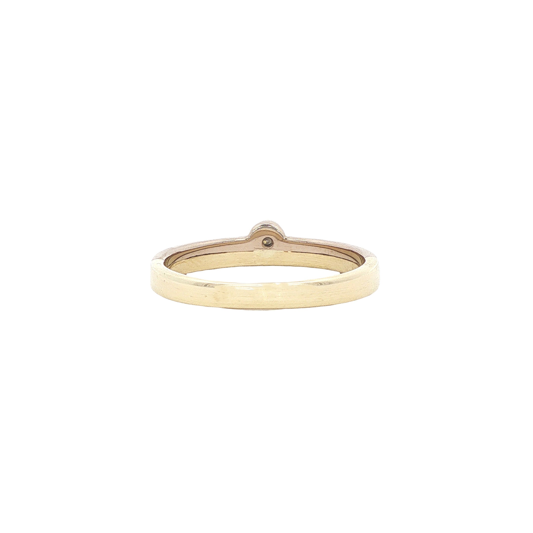 Gouden ring met diamant 14 karaat