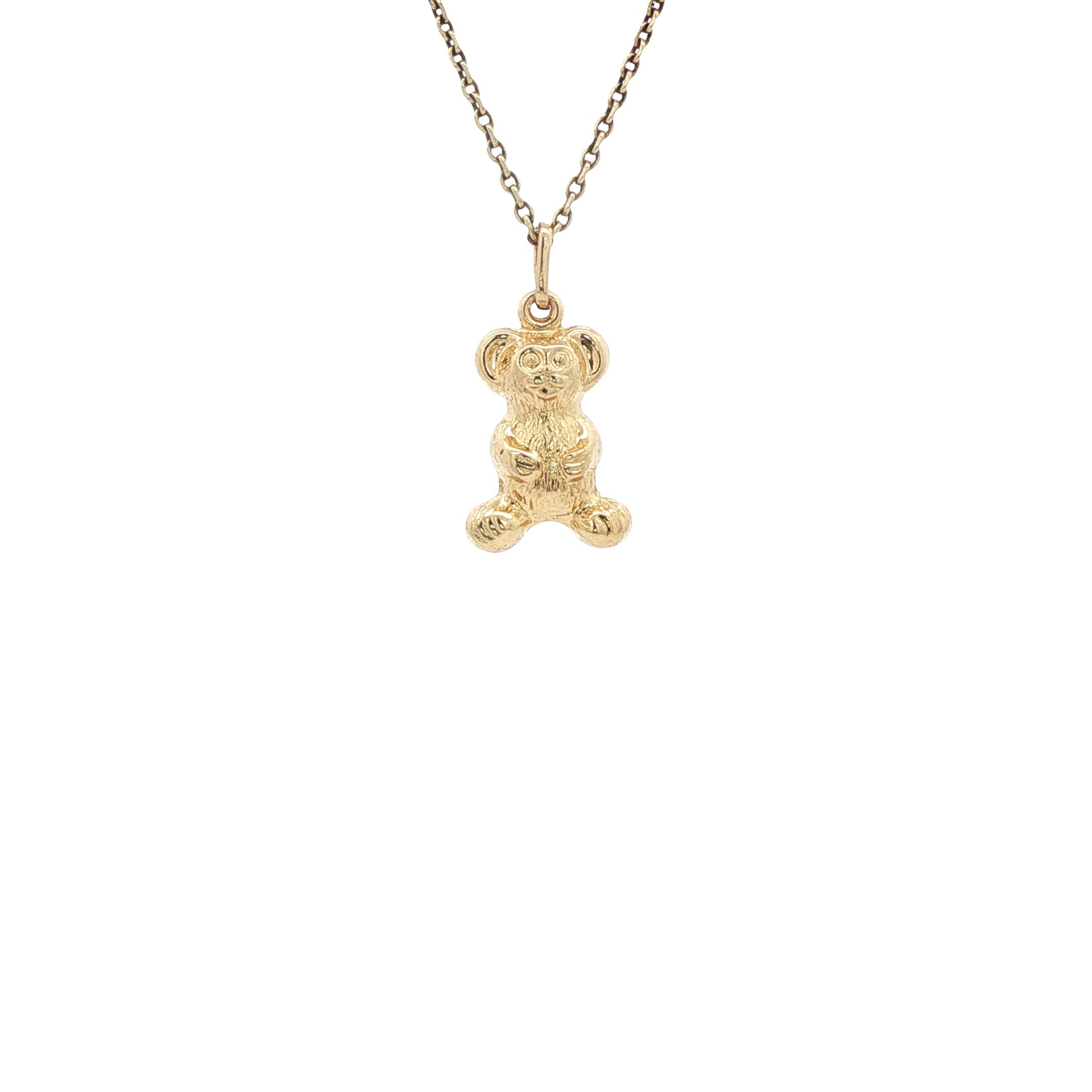 Gouden hanger beertje 14 karaat
