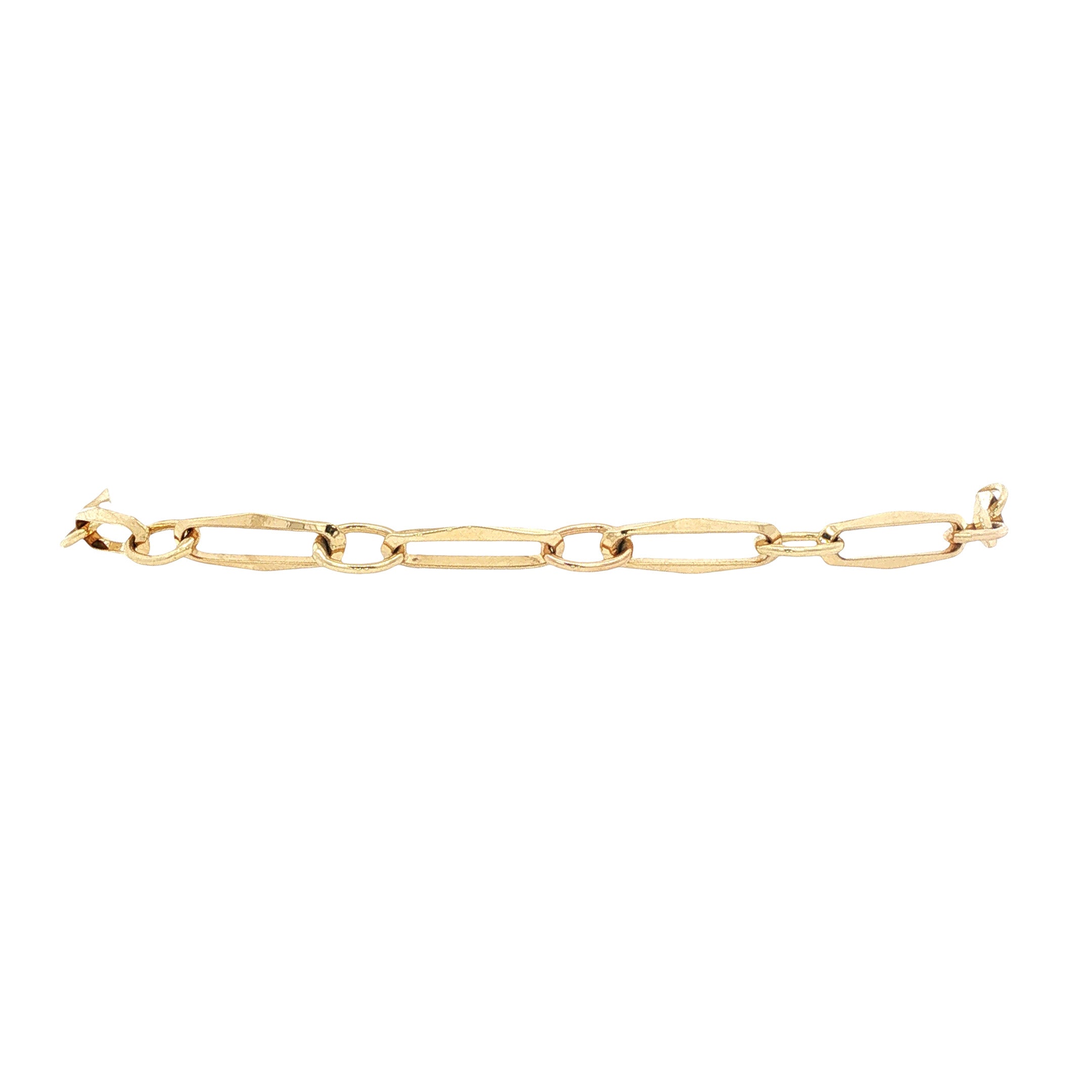 Gouden closed for ever armband 19 cm 14 karaat