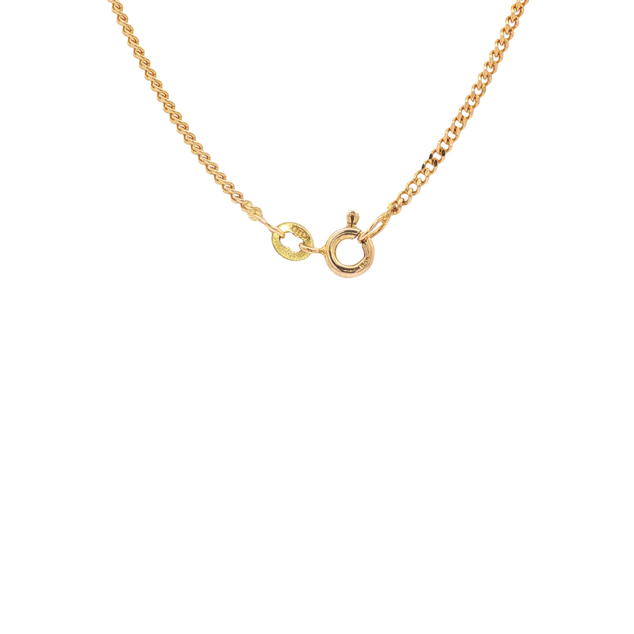 Gouden lengtecollier gourmet 43.5 cm 14 karaat