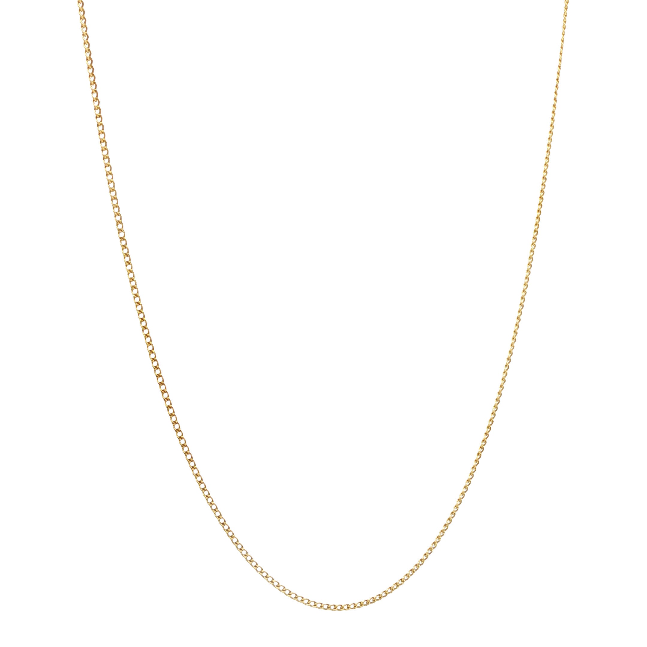 Gouden lengtecollier gourmet 42.5 cm 14 karaat