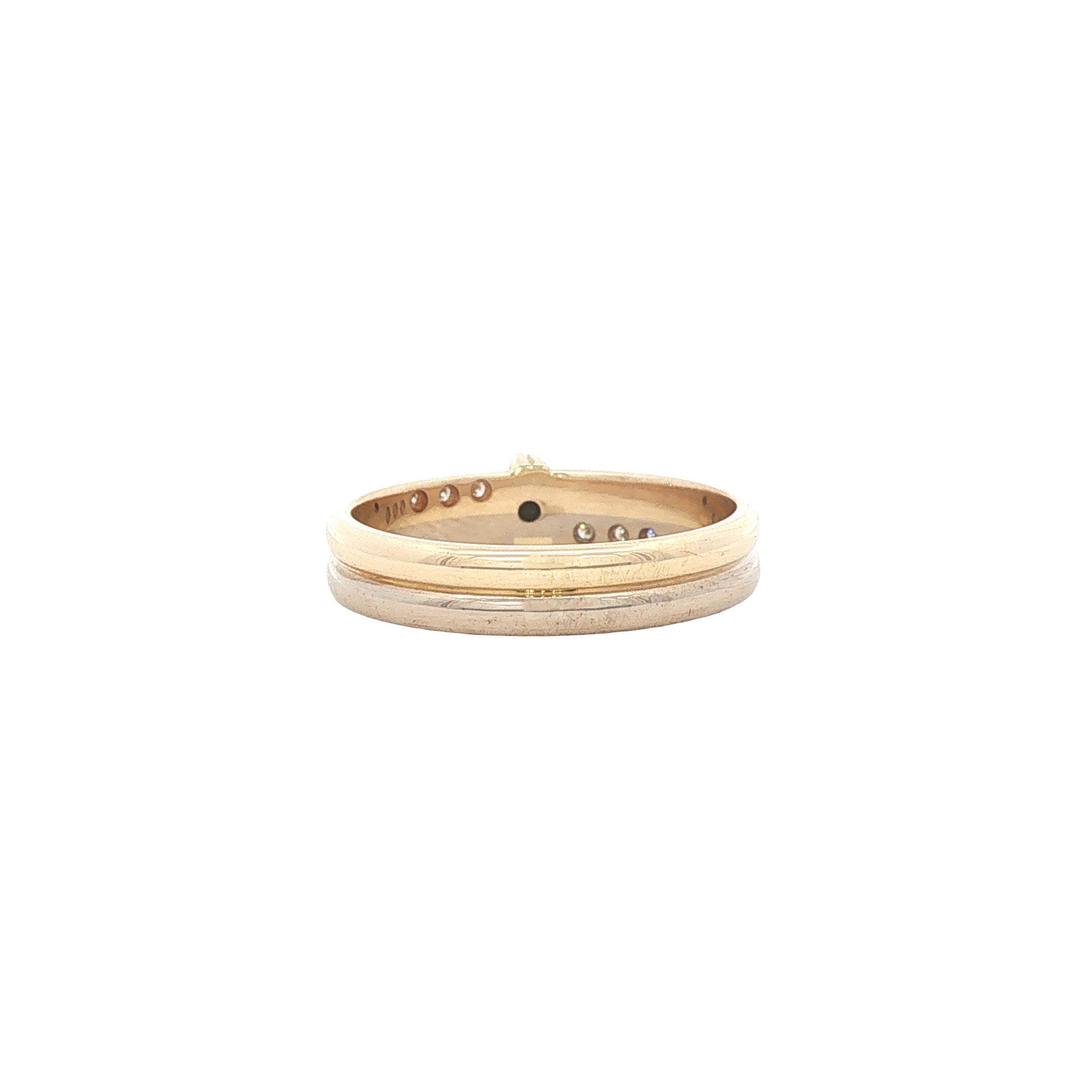 Gouden ring met diamant 14 karaat