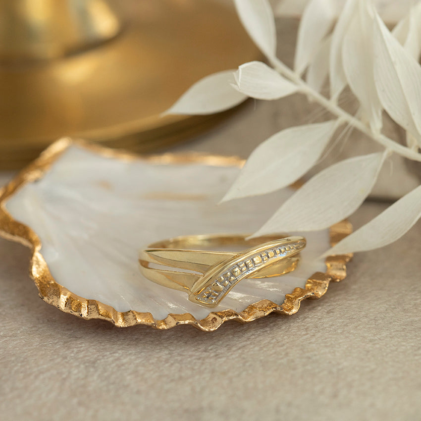 Gouden ring 14 karaat