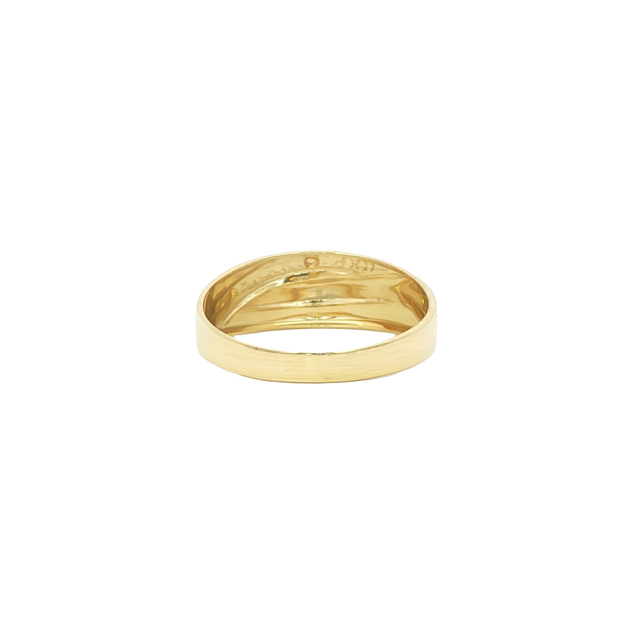 Gouden ring met diamant 14 karaat
