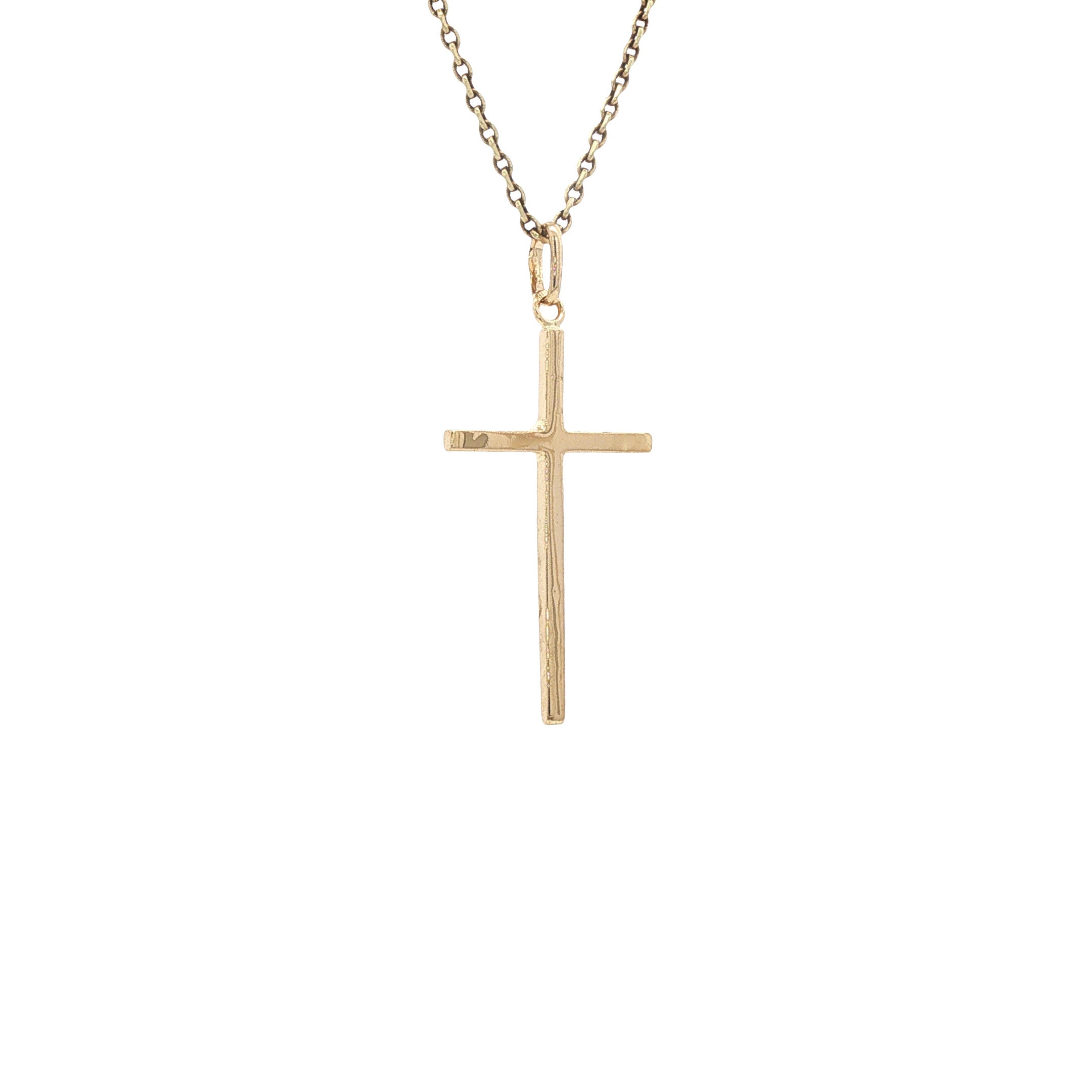 Gouden kruis hanger 14 karaat