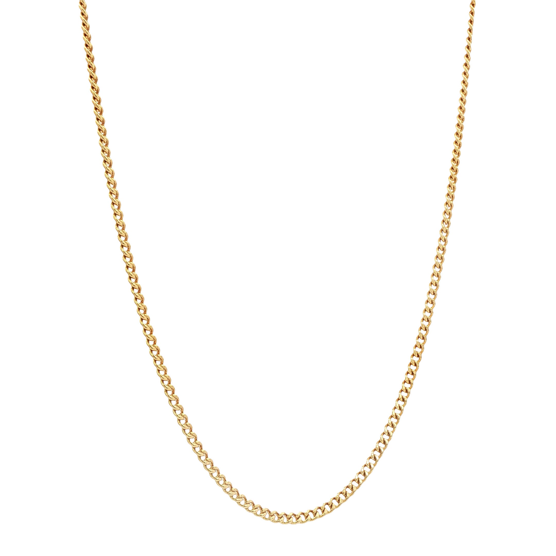 Gouden lengtecollier gourmet 49 cm 14 karaat