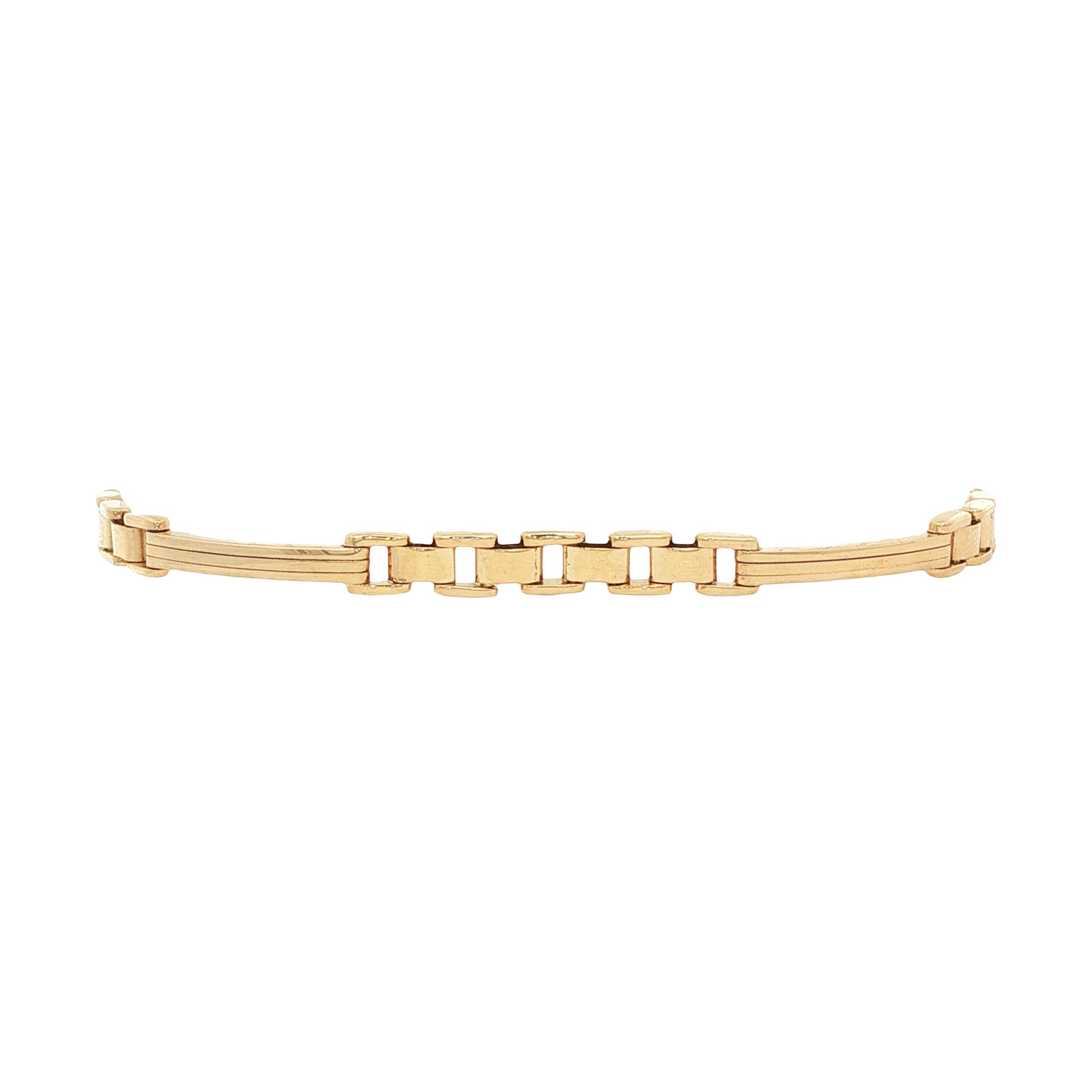 14 karat gold fantasy bracelet 17.5 cm