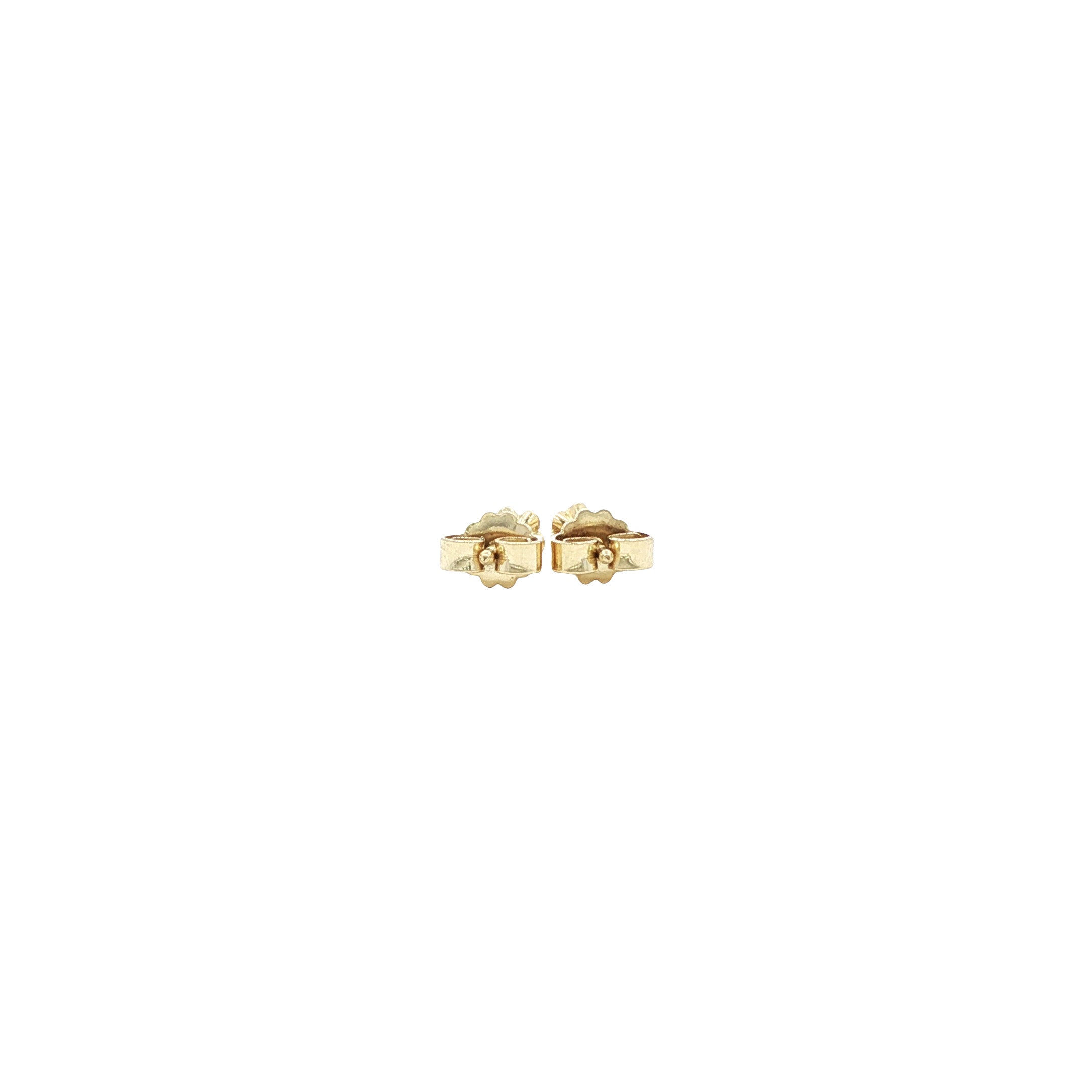 14-karat gold solitaire diamond stud earrings