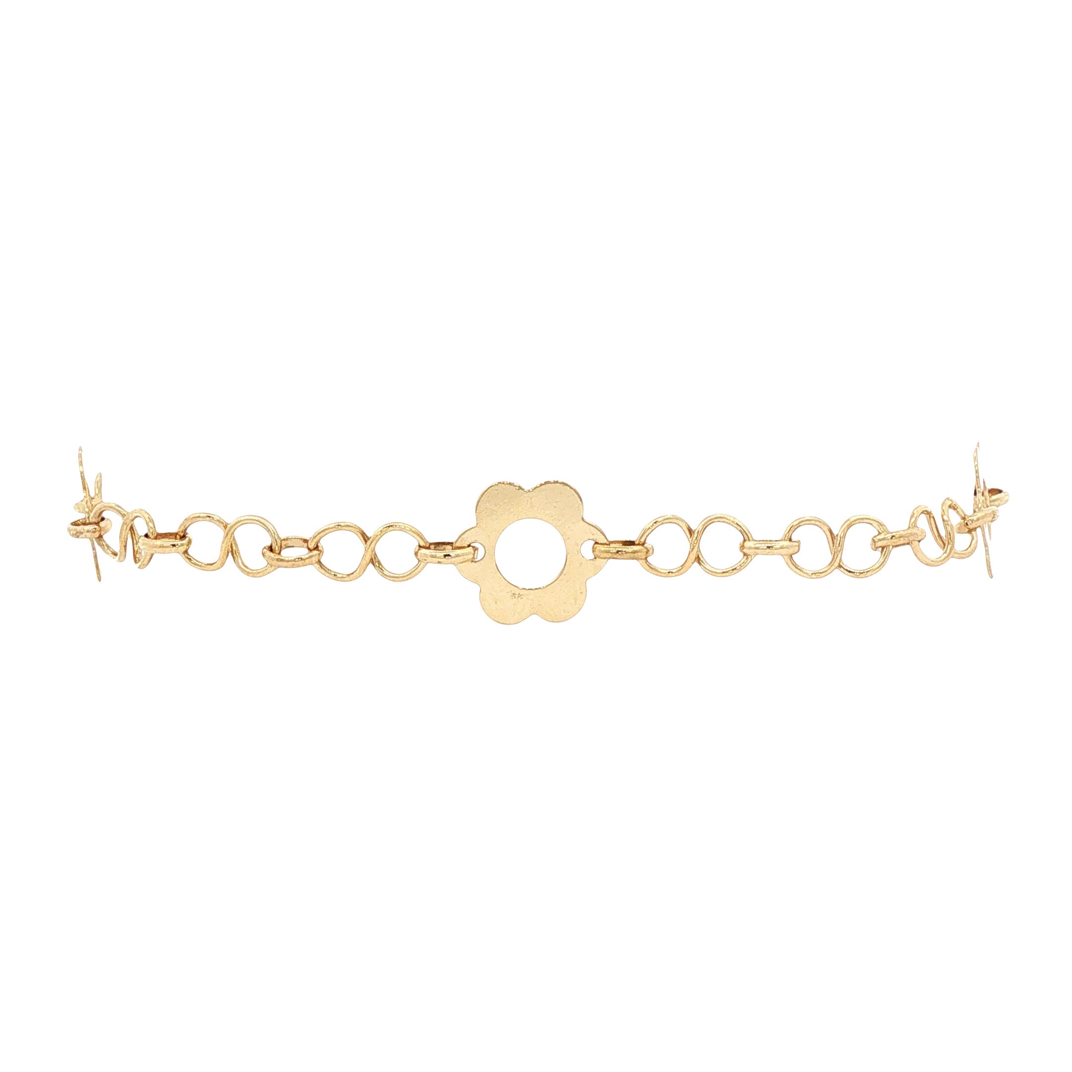 Gouden armband 19 cm 18 karaat