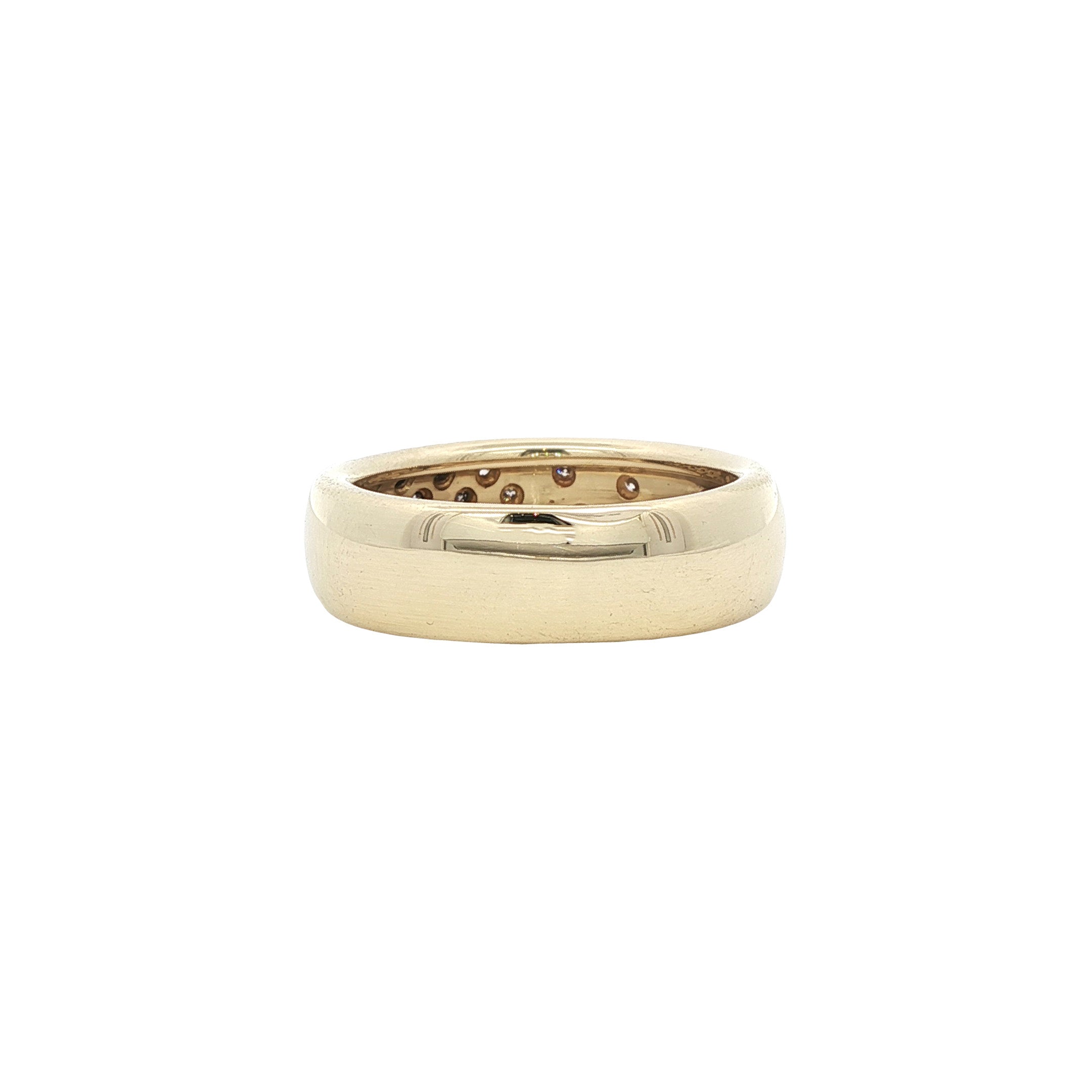 14-karat gold ring with a diamond