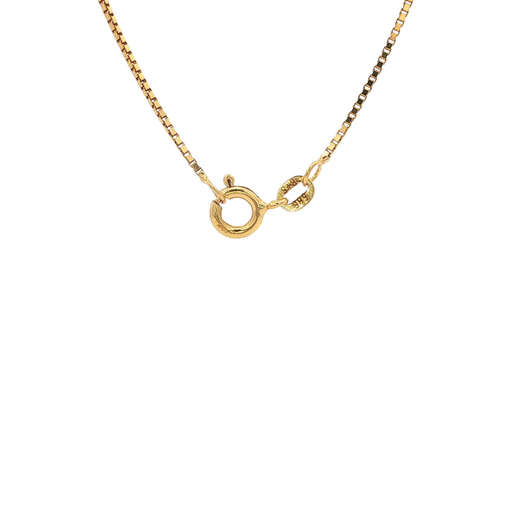 Gouden lengtecollier venetiaan 41 cm 14 karaat