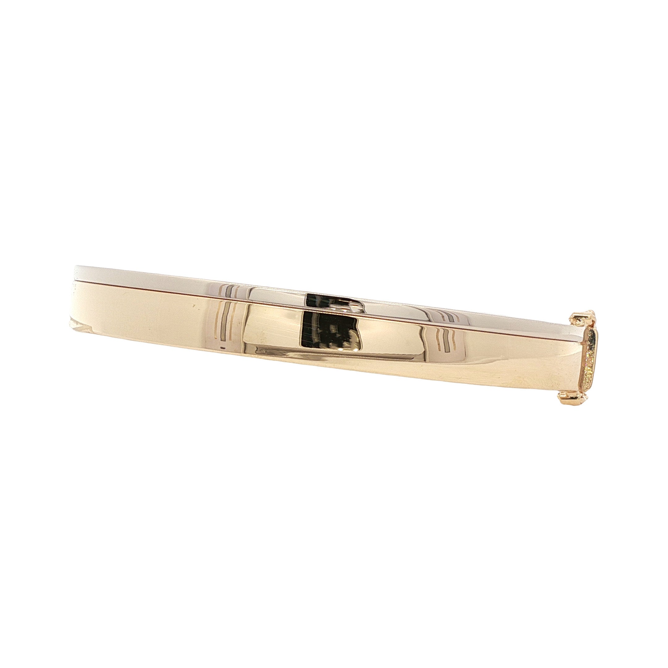 Bicolour gouden bangle 14 karaat