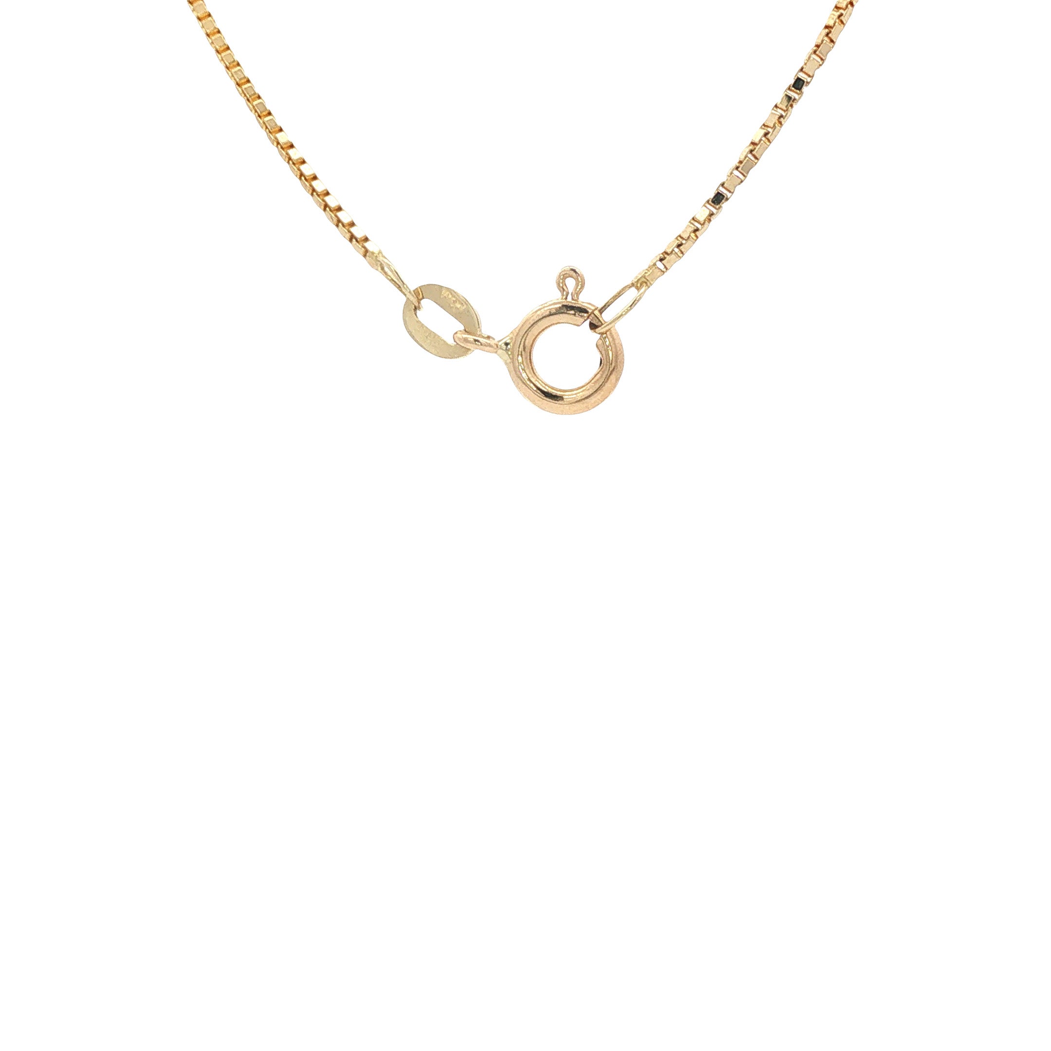 Gouden choker met diamant 14 karaat