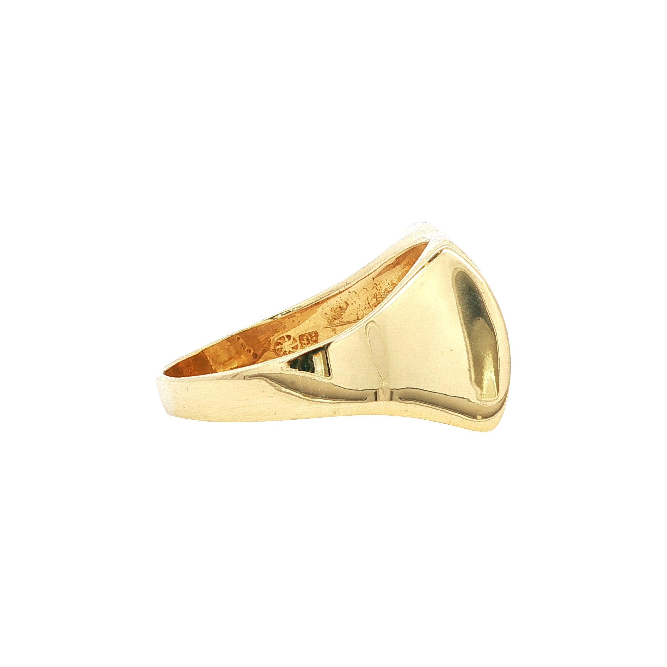 Gouden ring met diamant 14 karaat