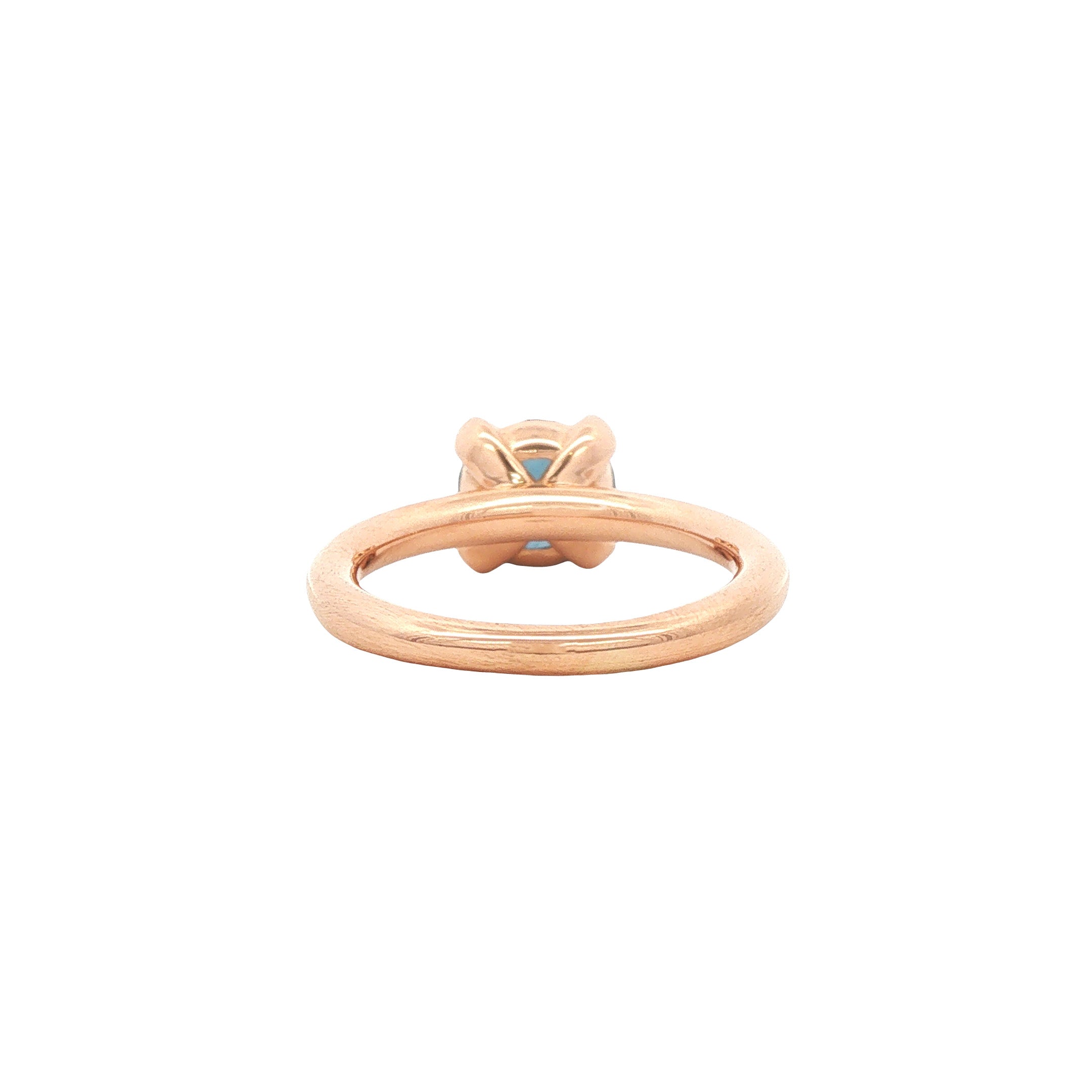 Rosegouden catch ring van Bron Jewelry 18 karaat