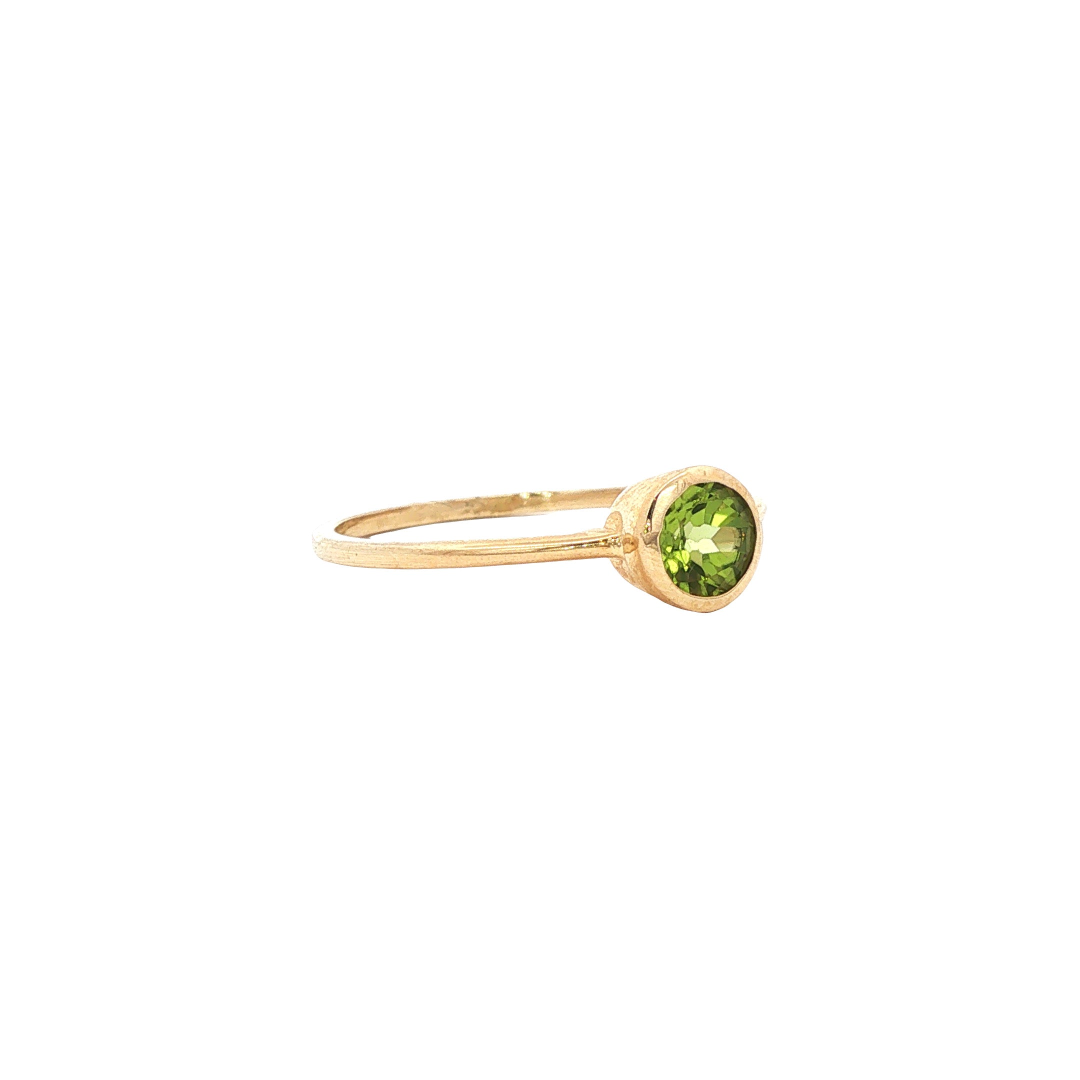 Ring met peridoot 9 karaat* Nieuw