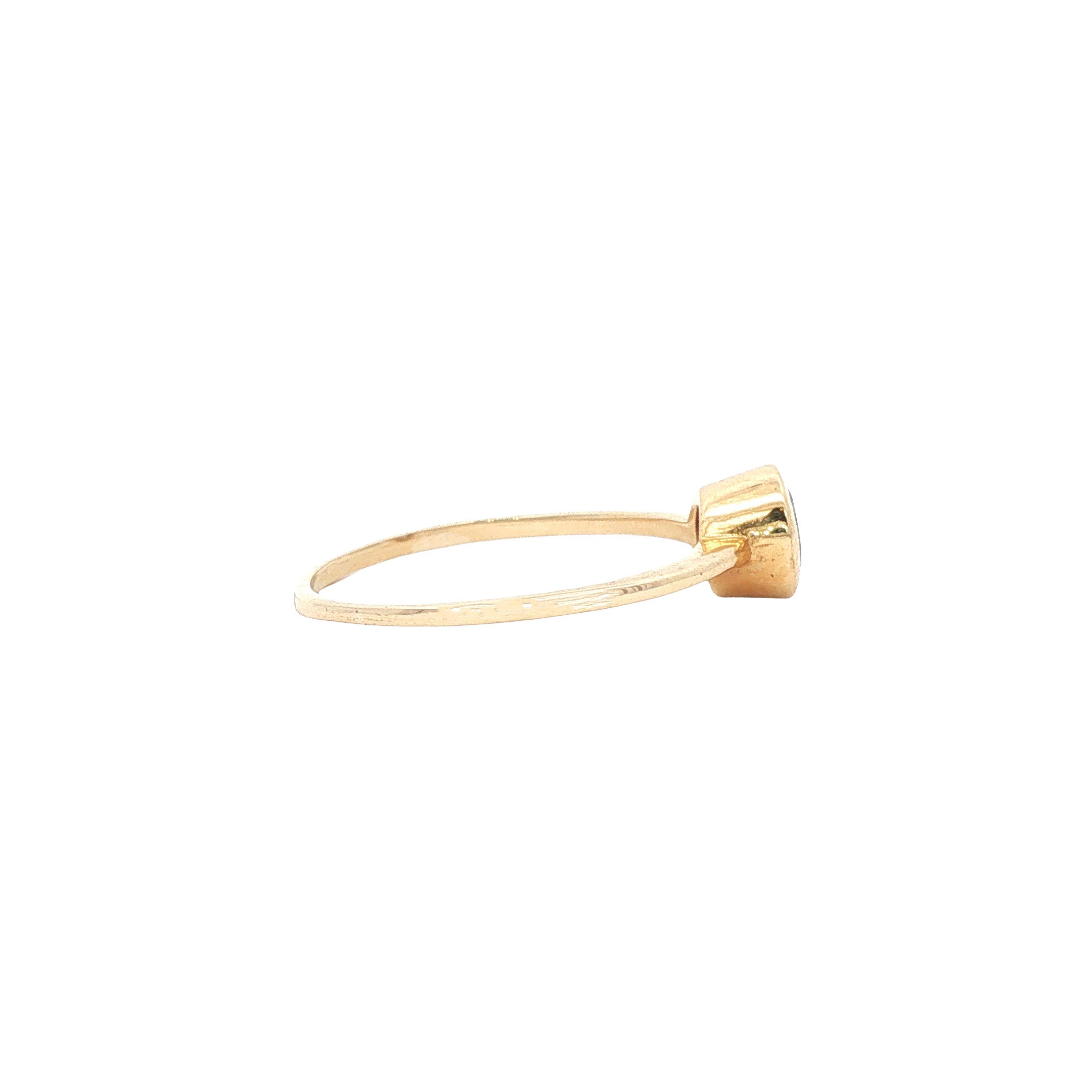 Ring met topaas 9 karaat* Nieuw
