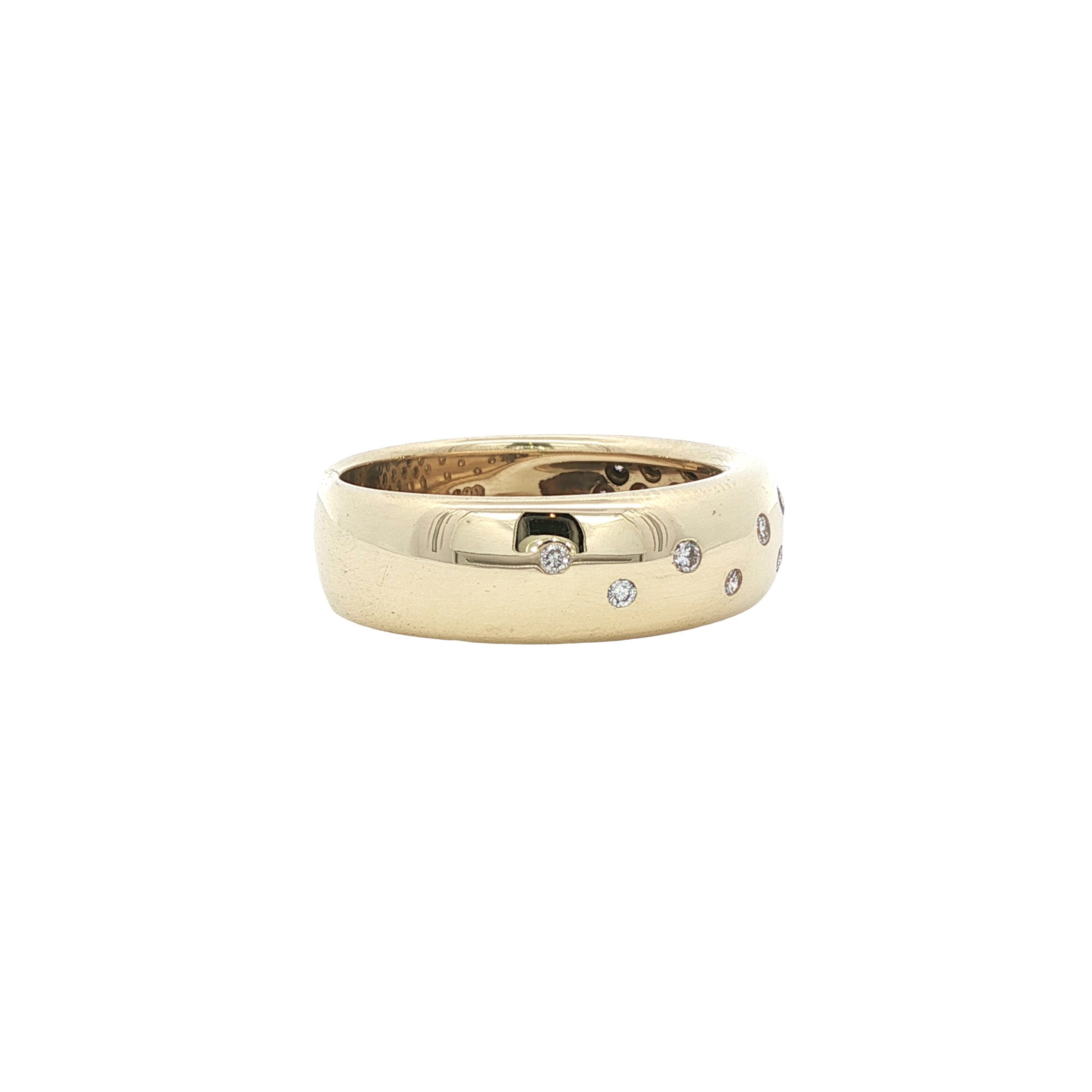 14-karat gold ring with a diamond