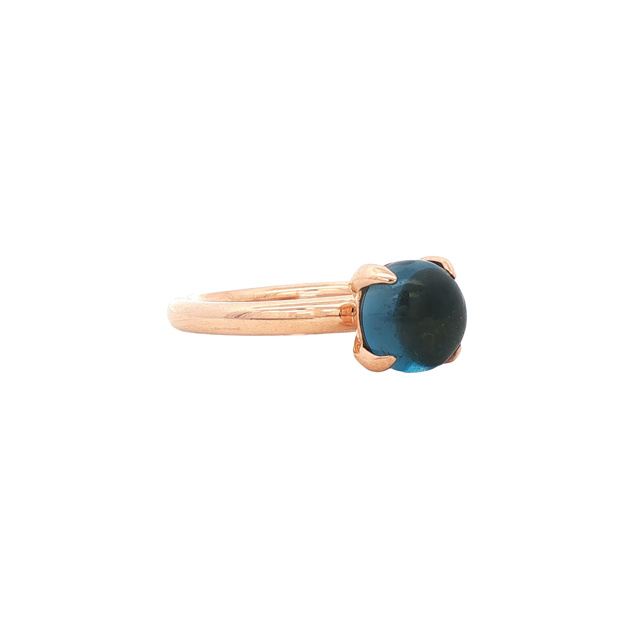 Rosegouden catch ring van Bron Jewelry 18 karaat