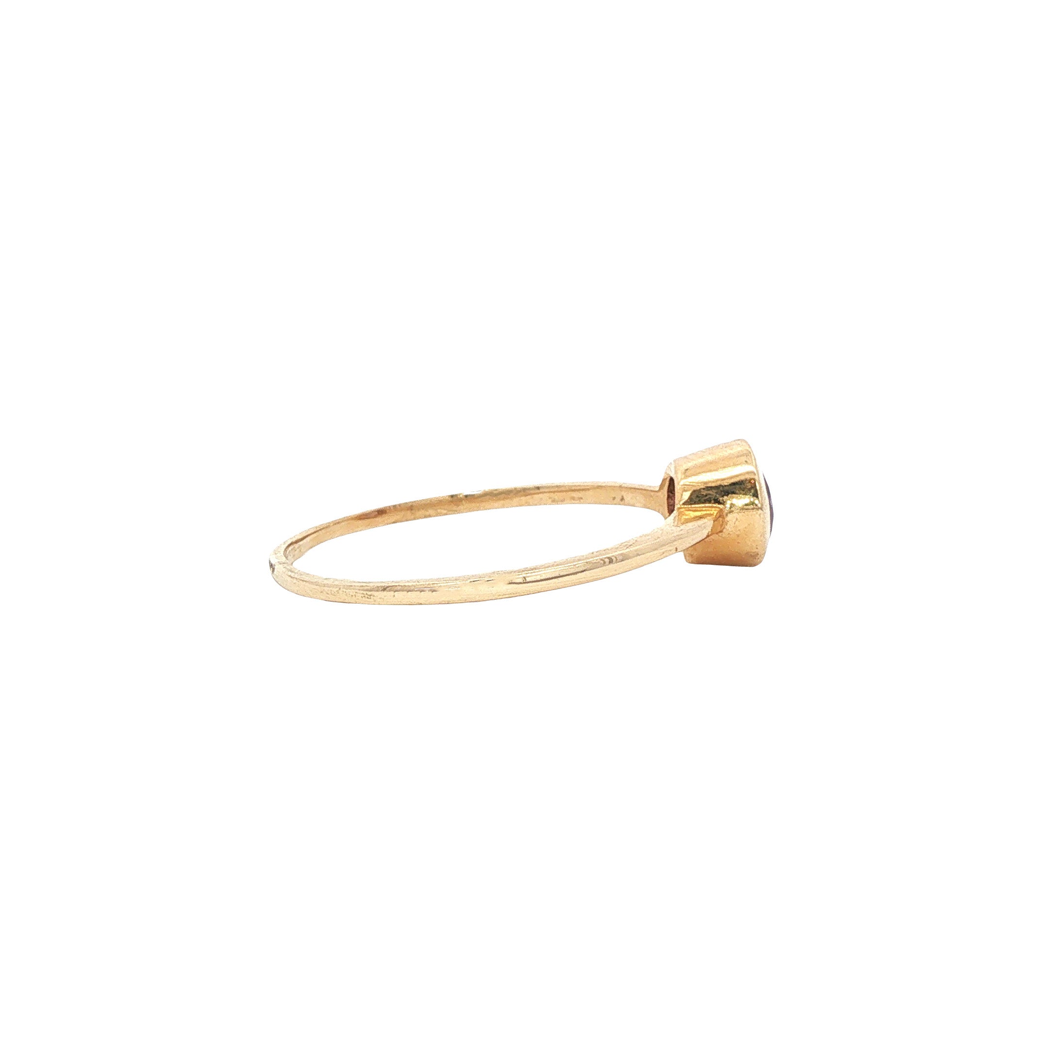 Ring met amethist 9 karaat* Nieuw