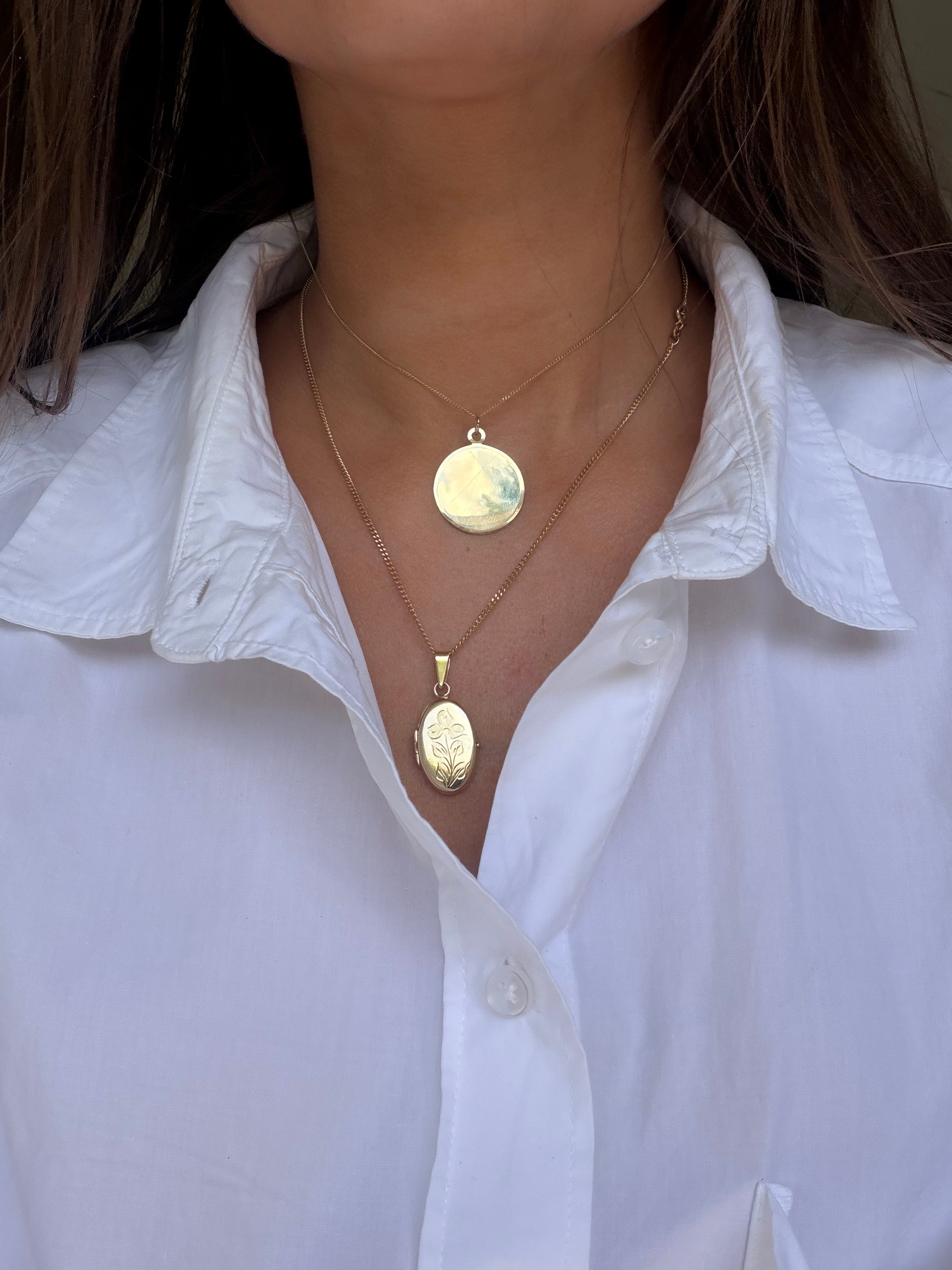 Gouden lengtecollier gourmet 43.5 cm 14 karaat