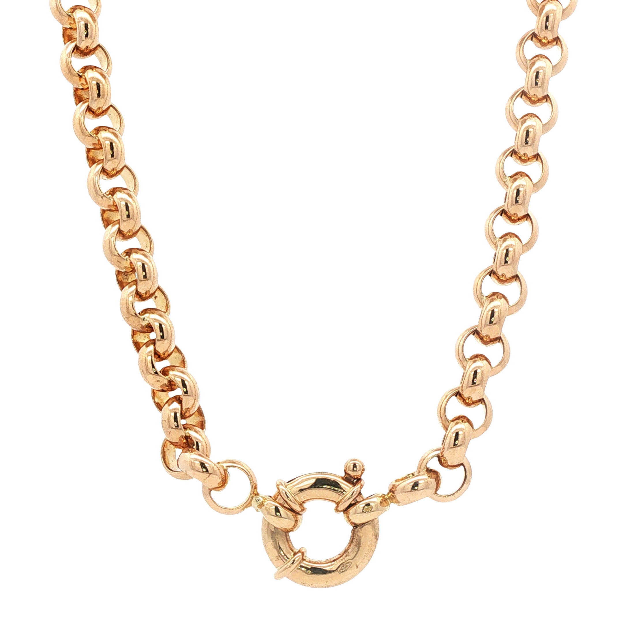 Gouden jasseron collier 54 cm 14 karaat