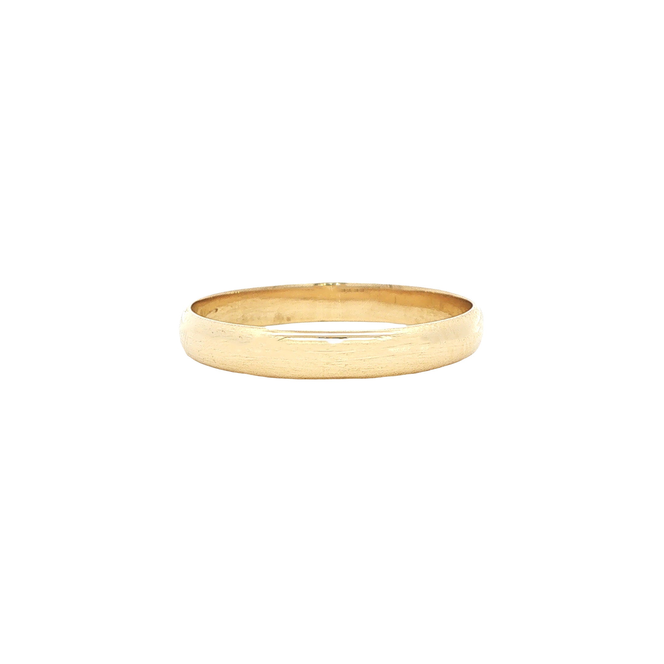 Gouden gladde ring 14 karaat