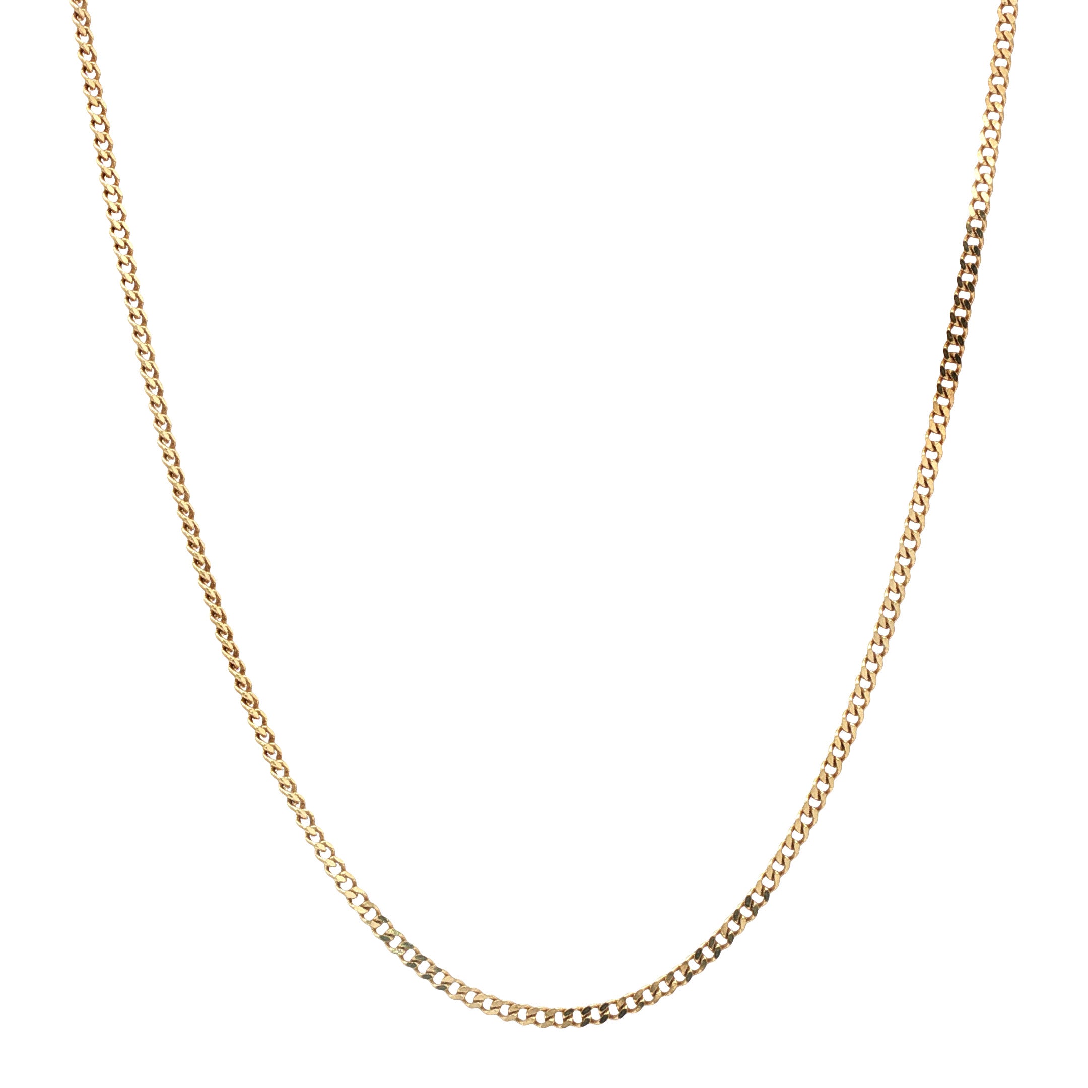 Gouden lengtecollier gourmet 41 cm 14 karaat