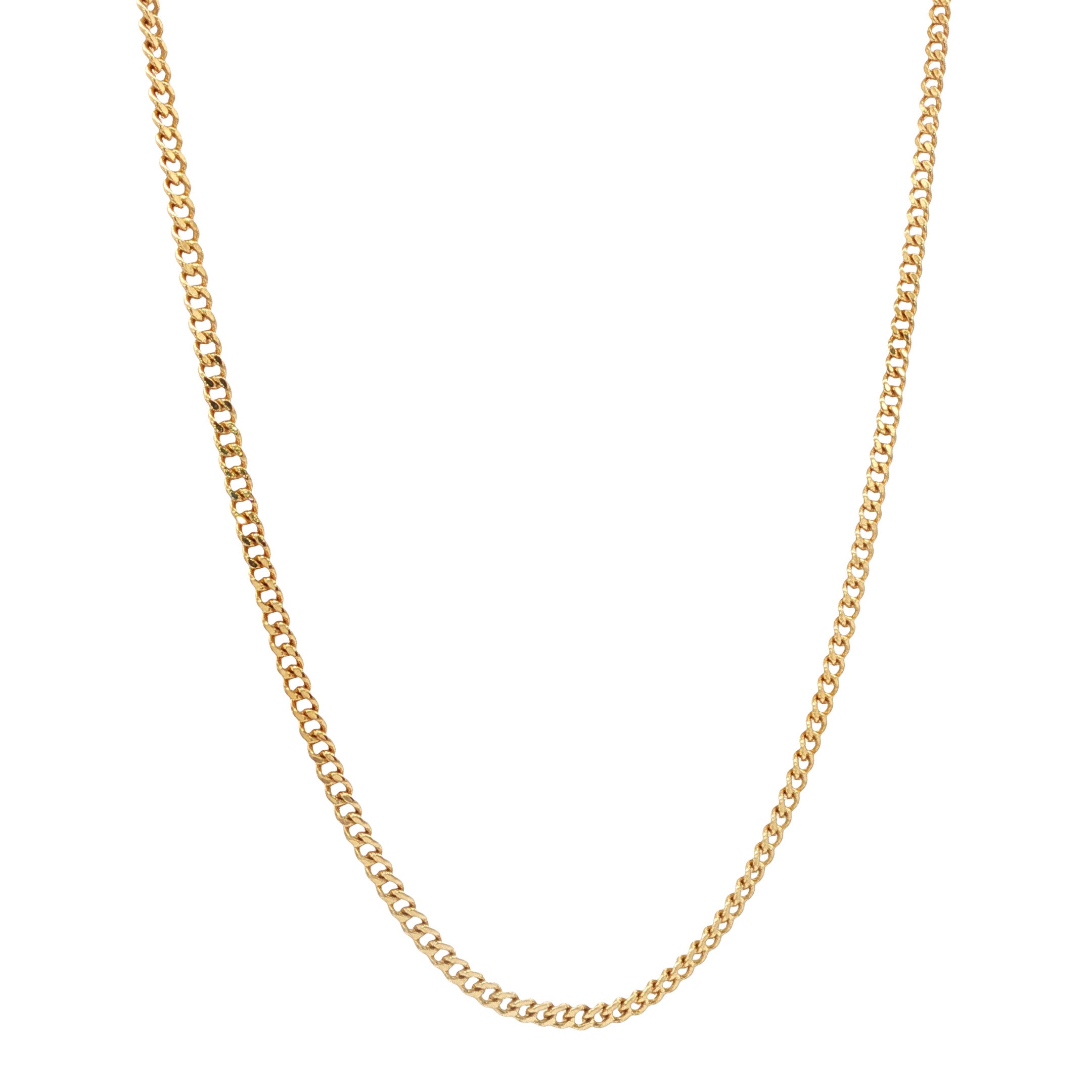 Gold gourmet necklace, 48.5 cm, 14 karat