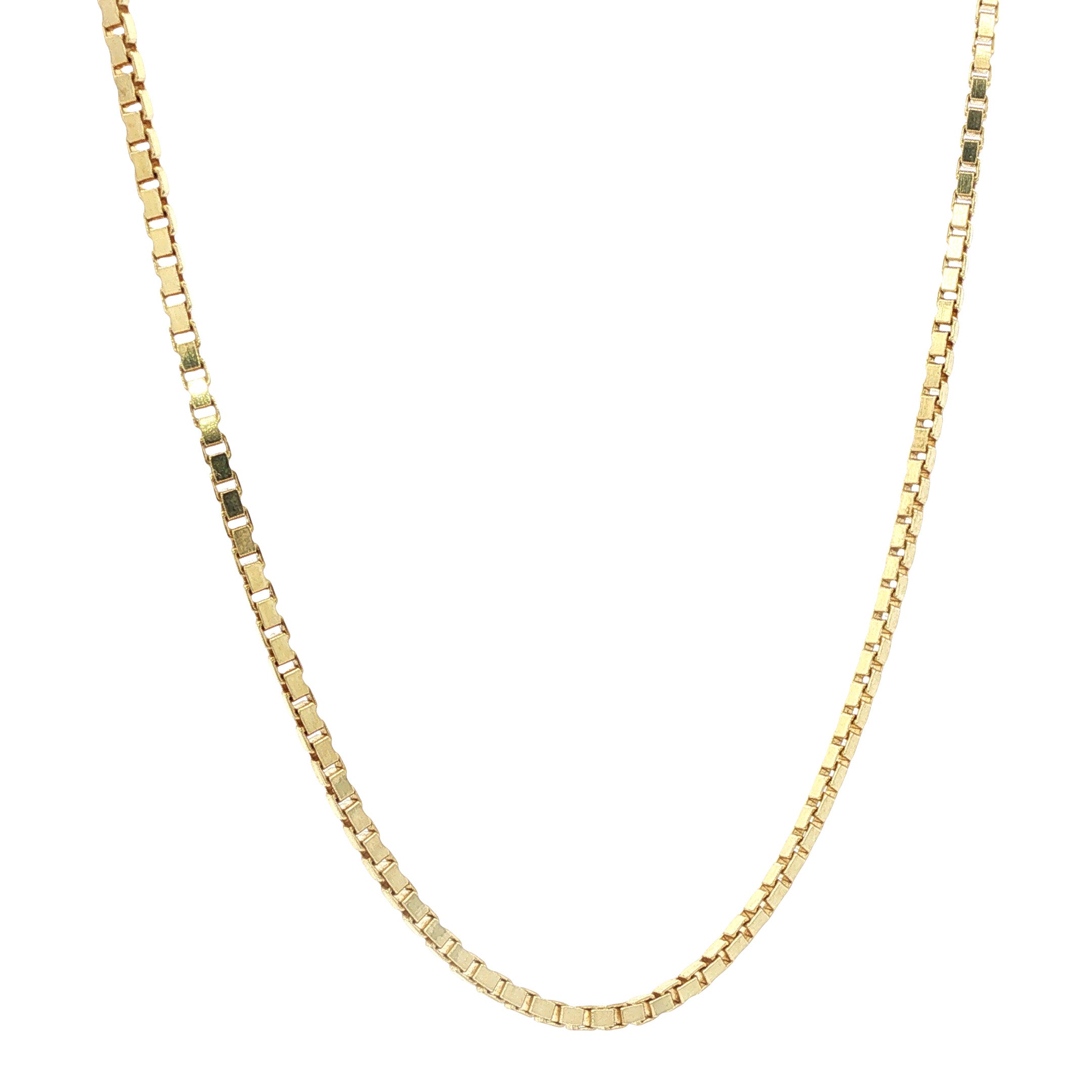 Gouden lengtecollier venetiaan 56 cm 14 karaat