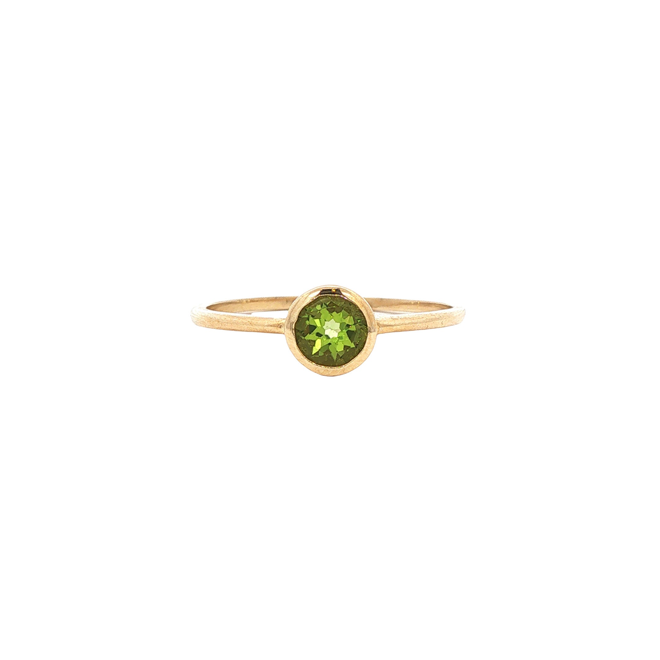 Ring met peridoot 9 karaat* Nieuw
