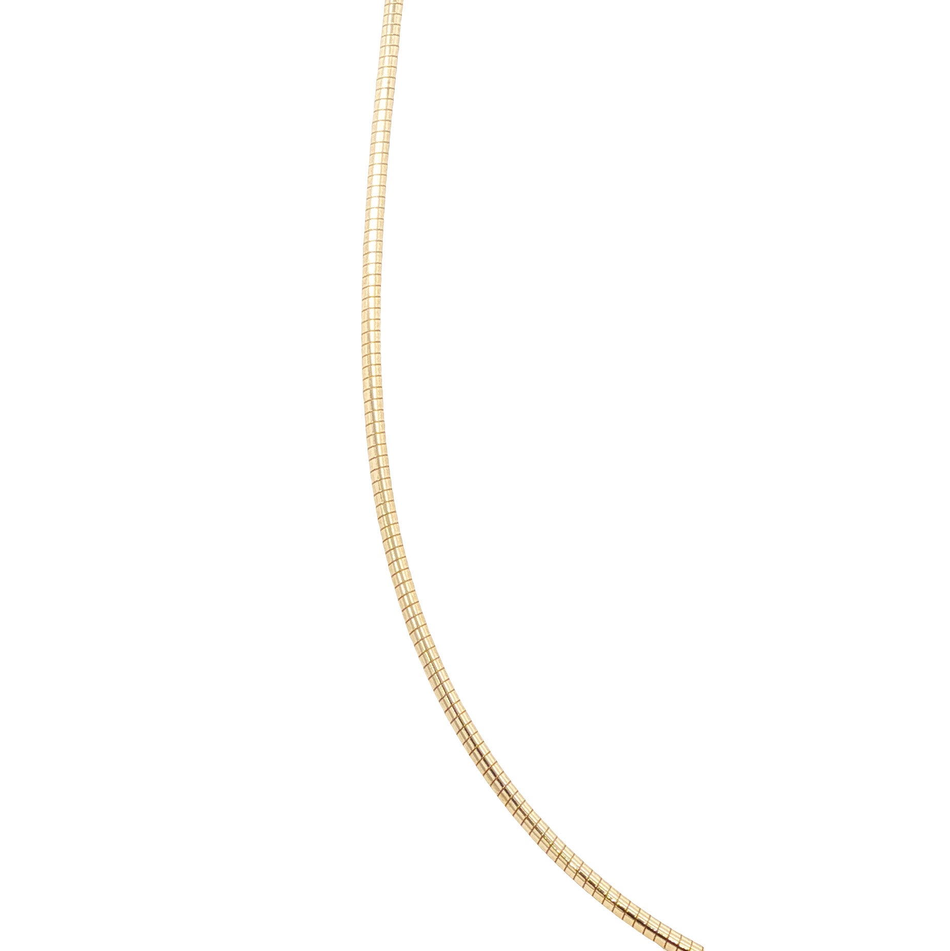 14-karat gold bangle, 42 cm long