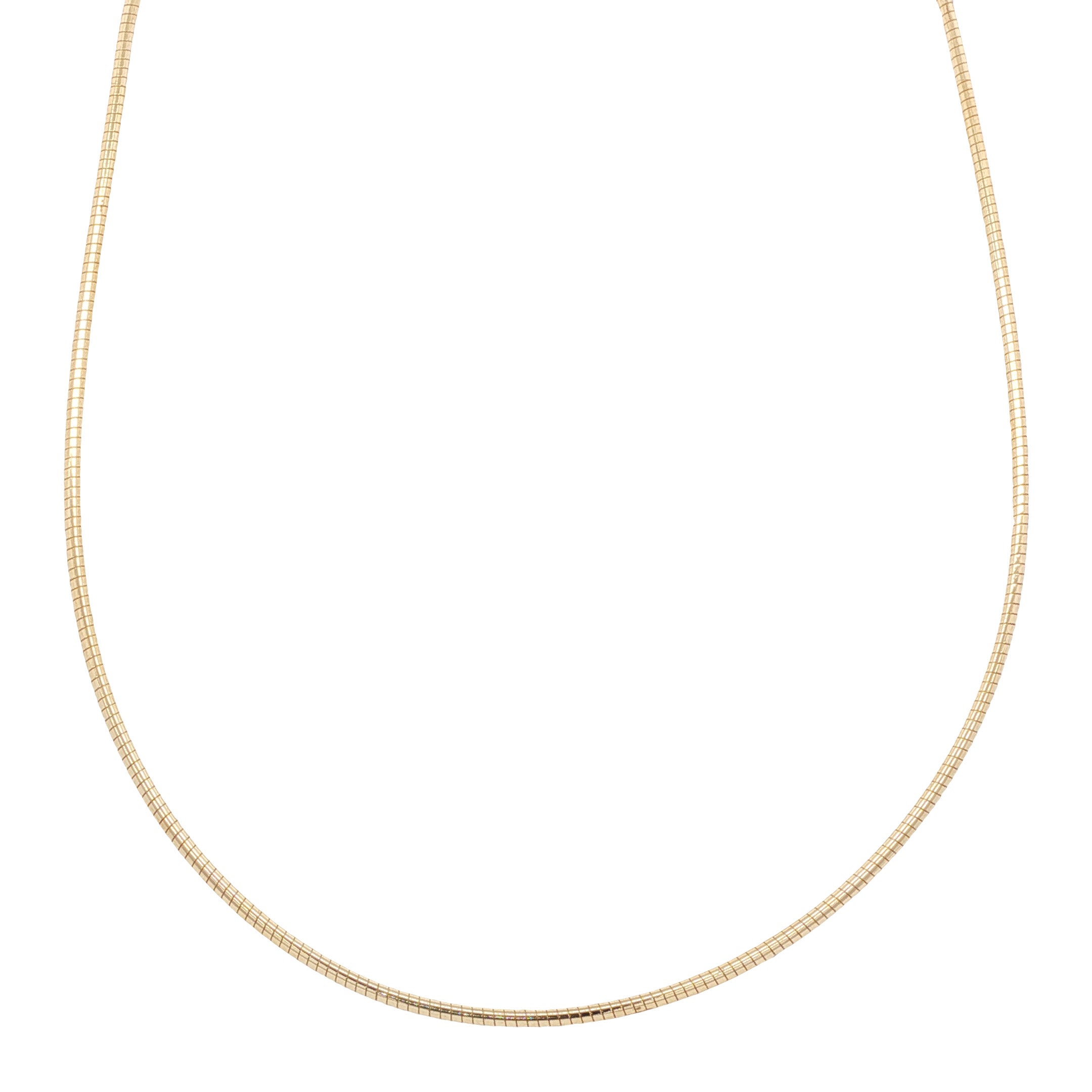 14-karat gold bangle, 42 cm long