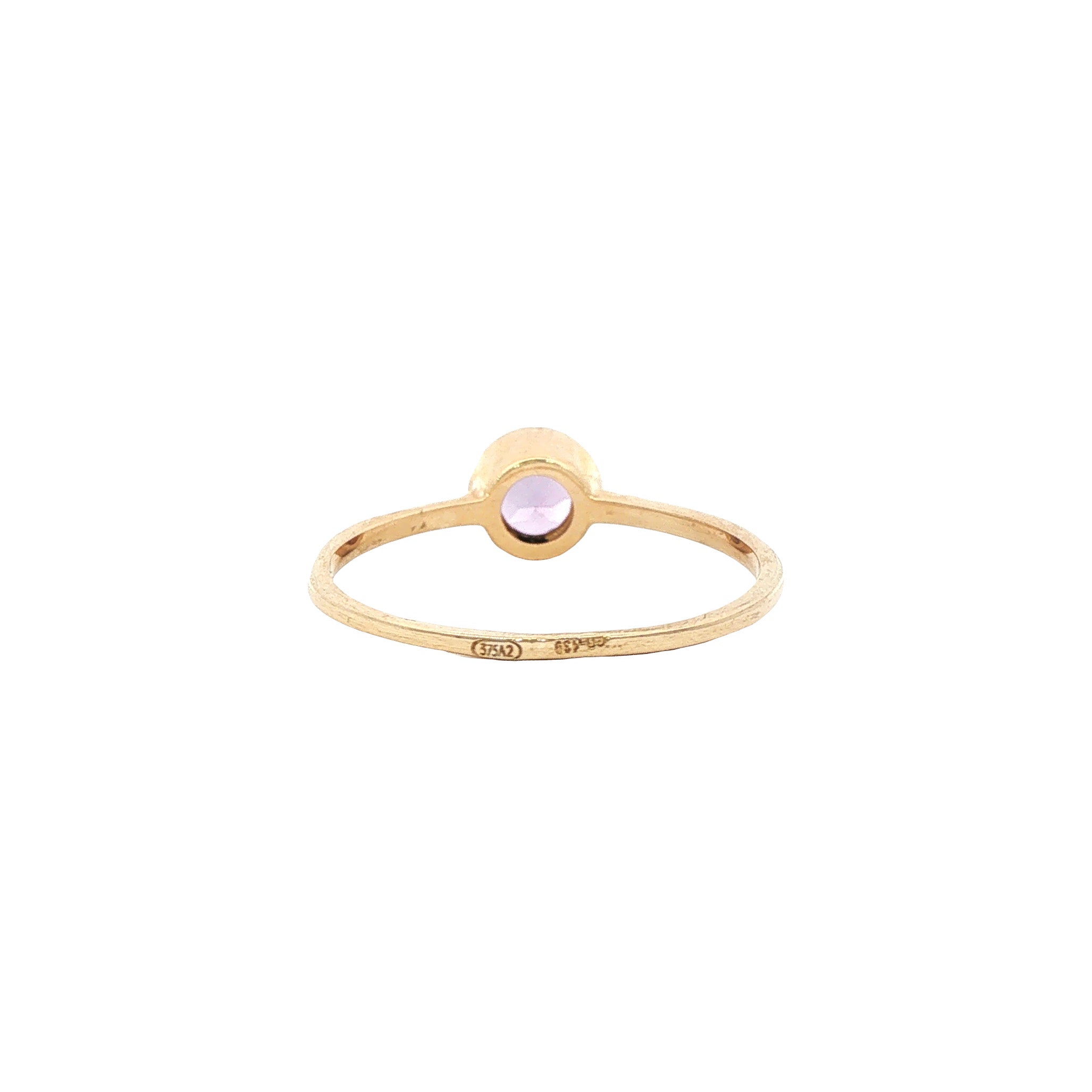 Ring met amethist 9 karaat* Nieuw
