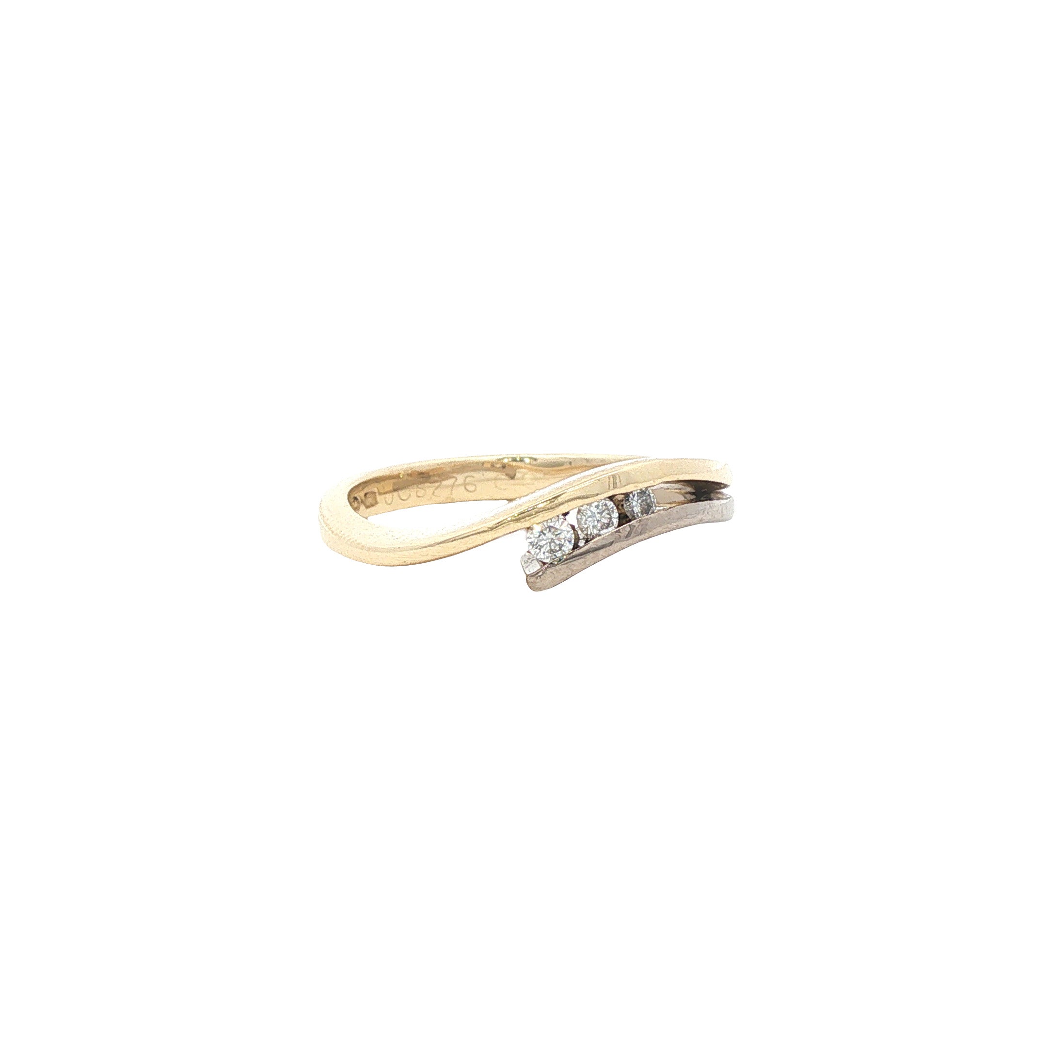 Gouden ring diamant 14 karaat