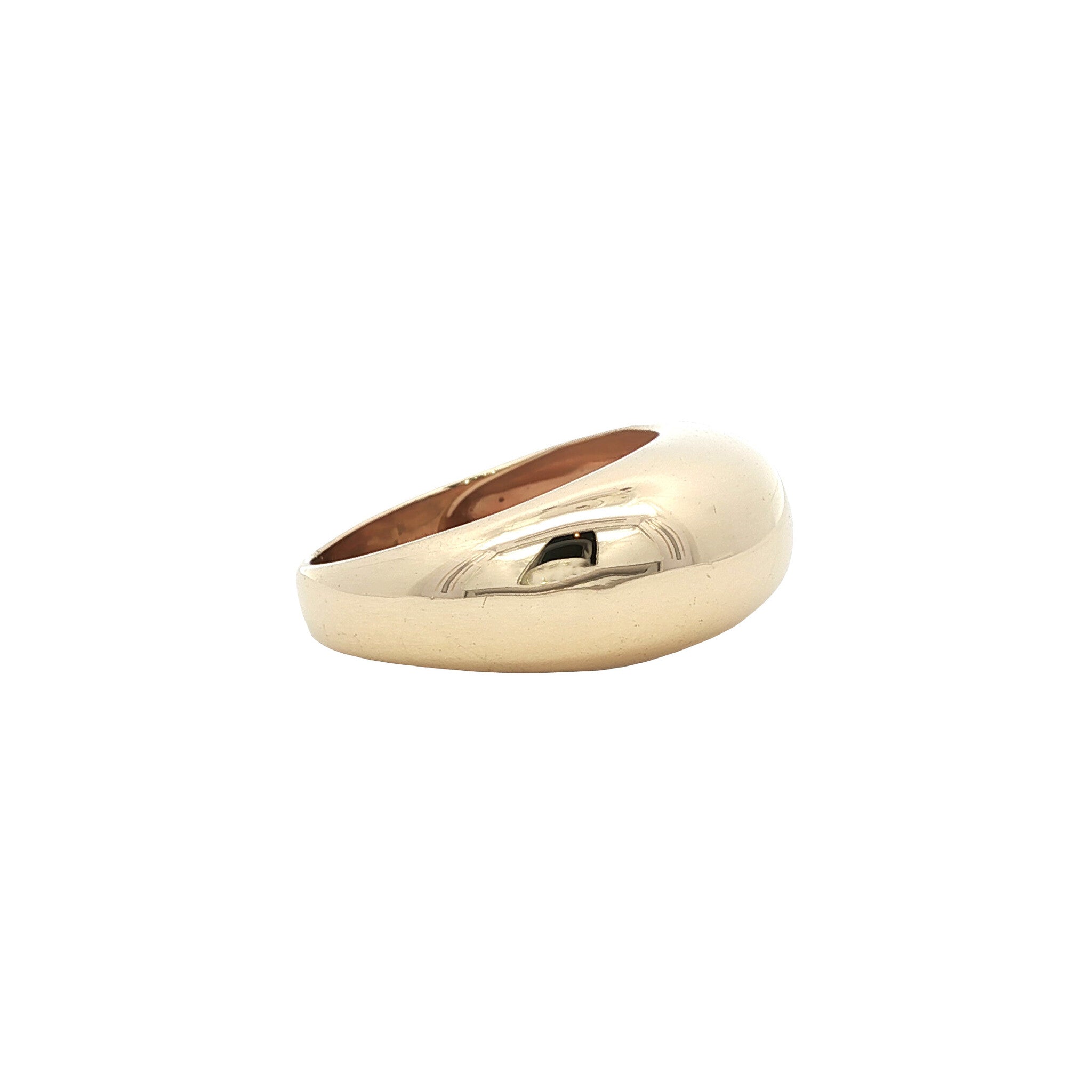 Gouden ballon ring 14 karaat
