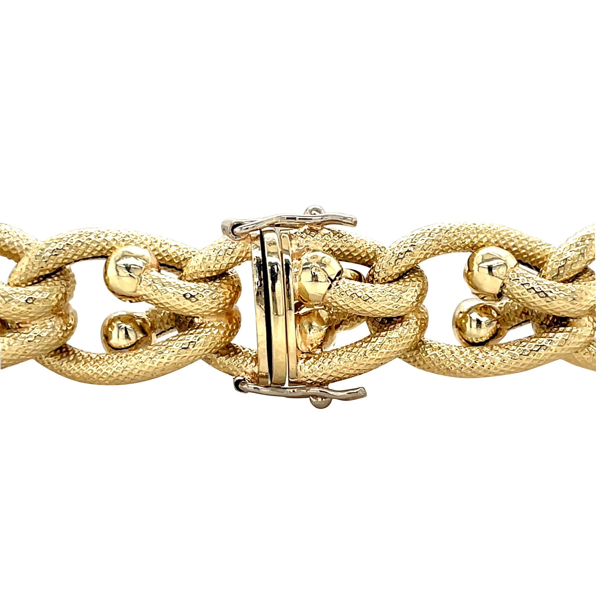 Gold bracelet 20.5 cm 14 karat