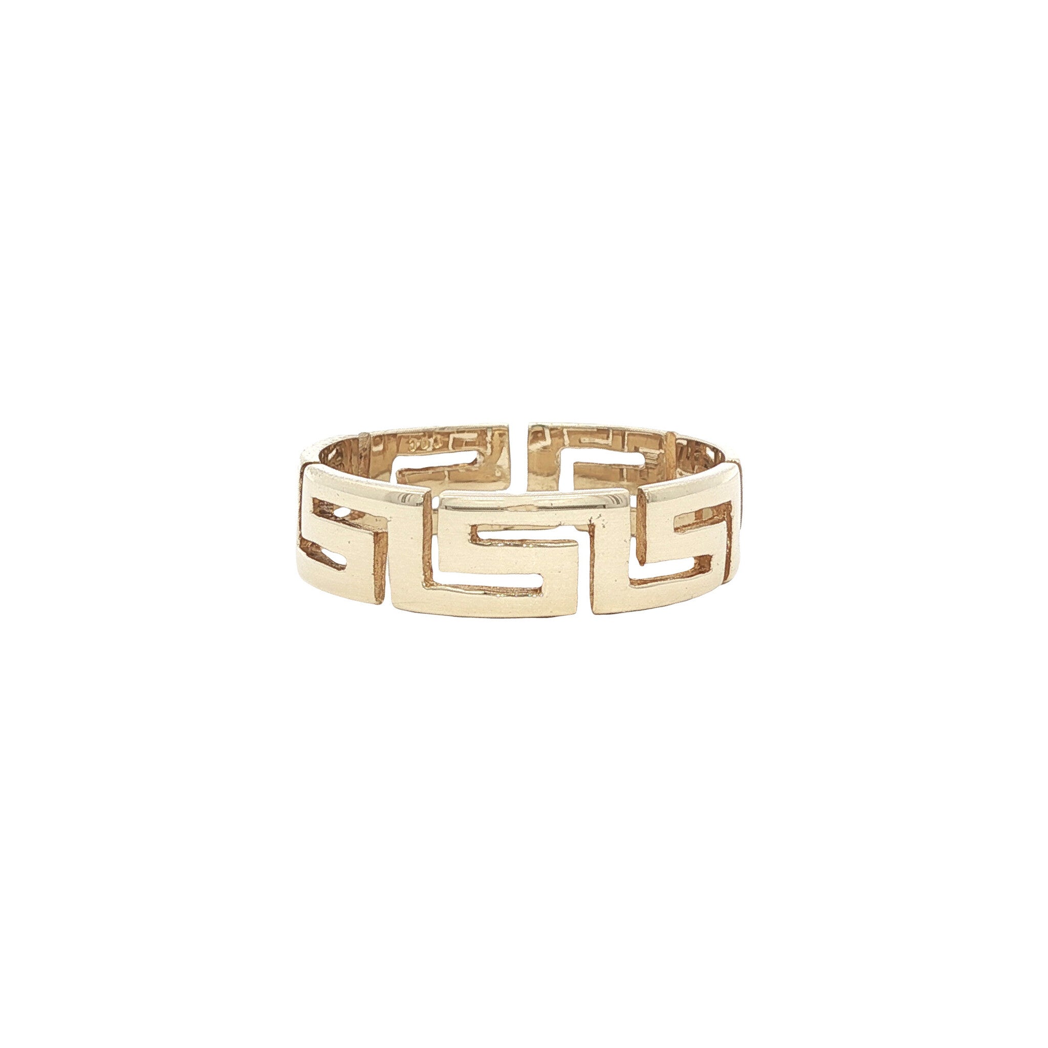 Meander ring 13 karat