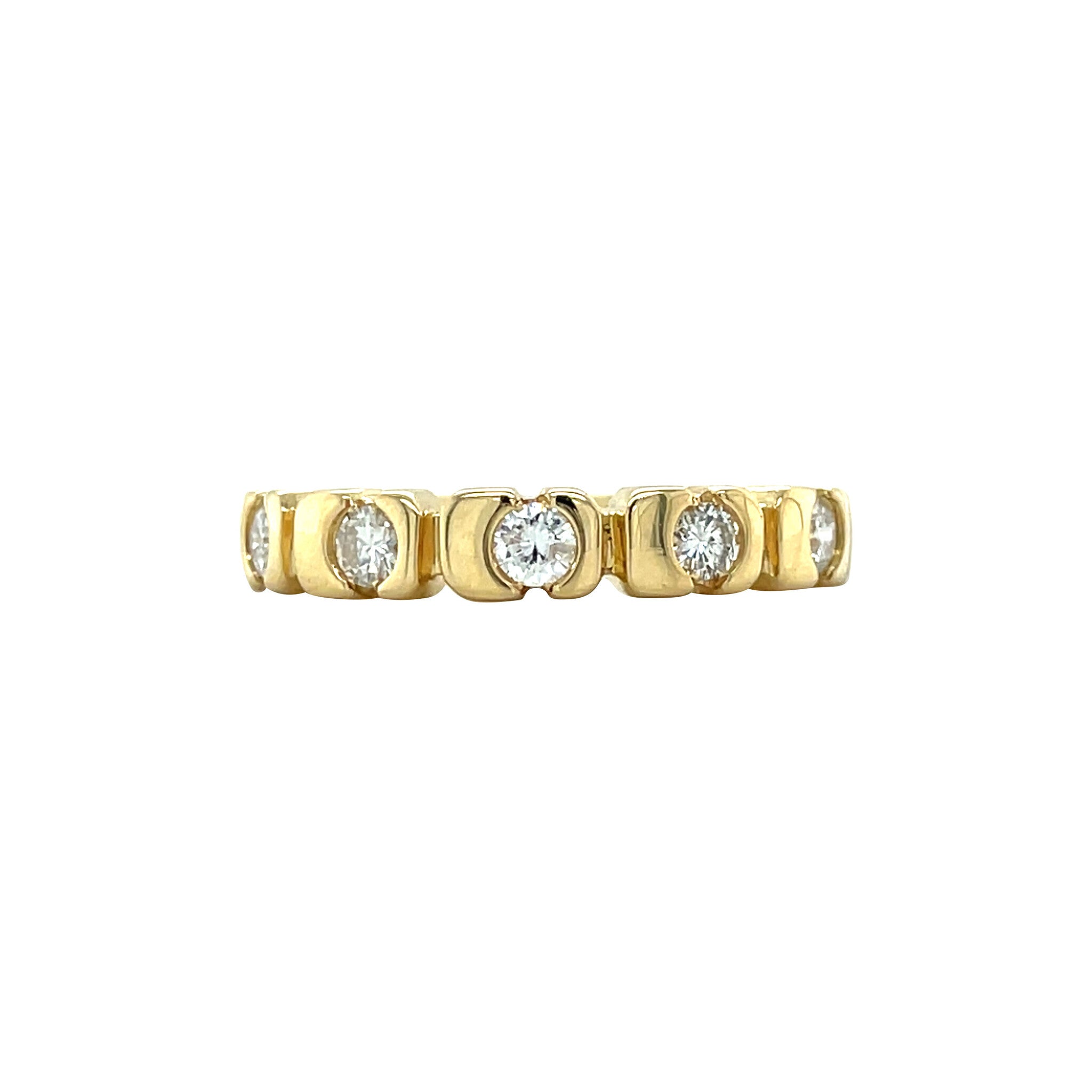 Gold ring with diamond 18 karat