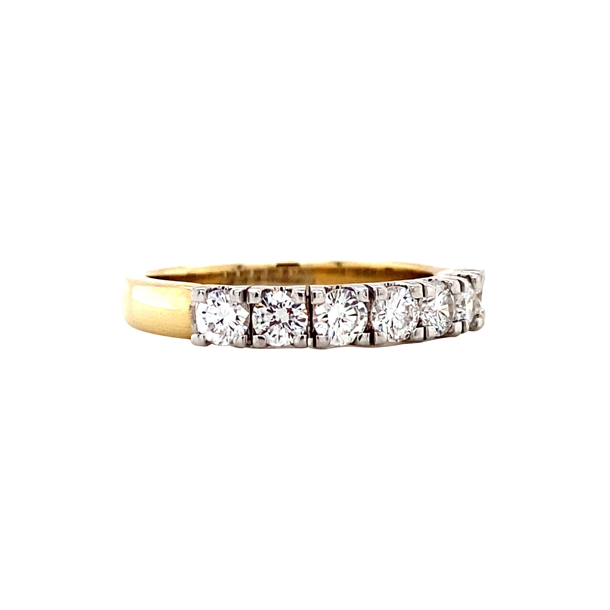 Gold memory ring with diamond, 14 karat* new