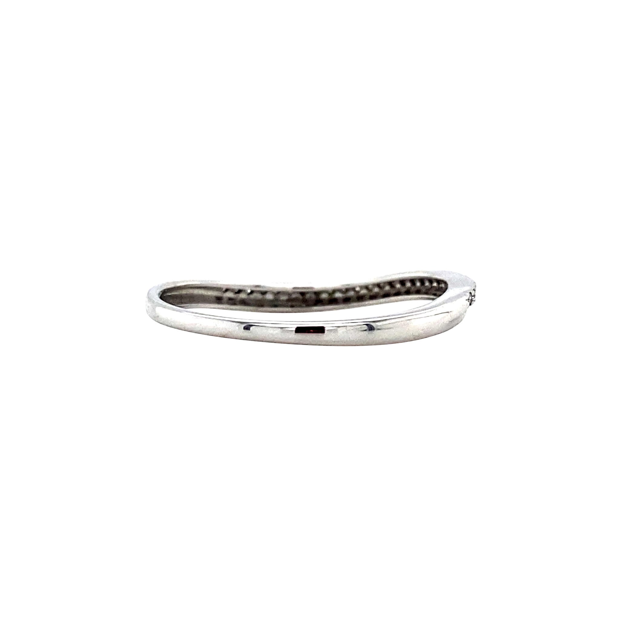 White gold ring with diamond 14 karat