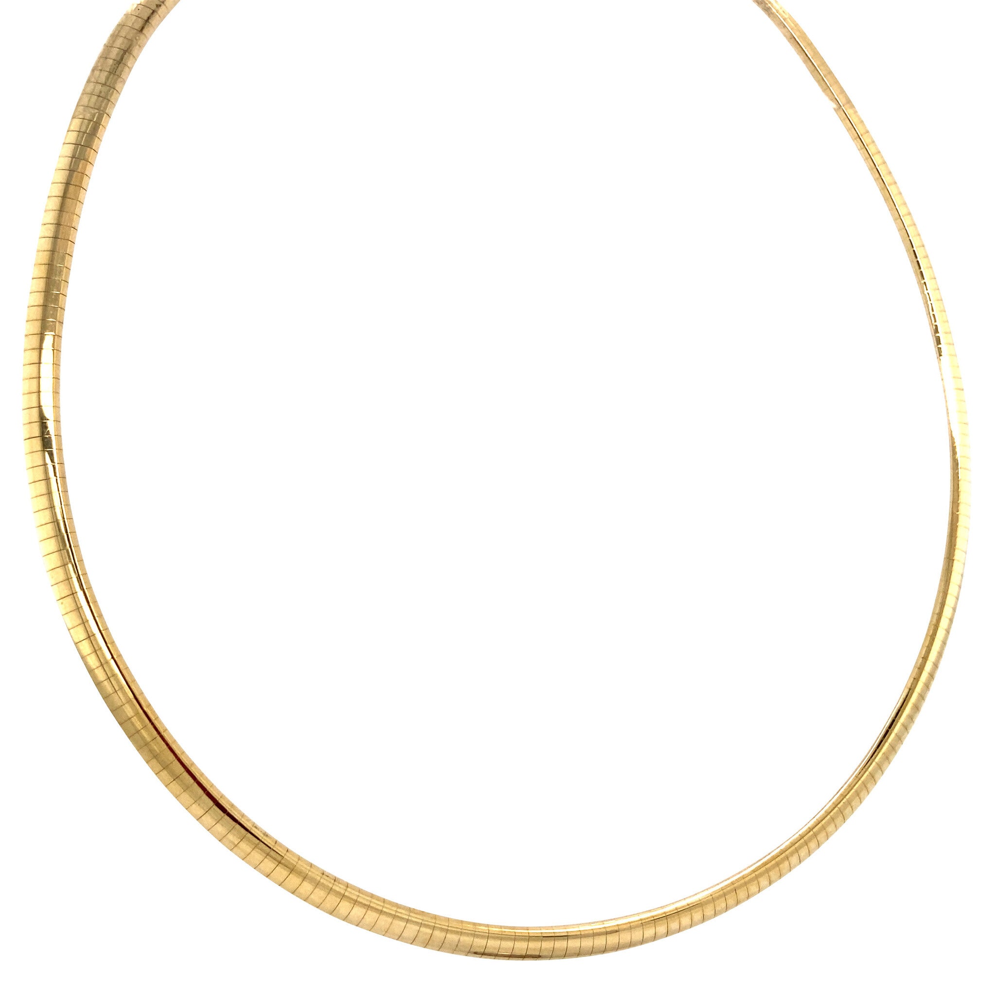 Gold omega necklace 45 cm 14 karat