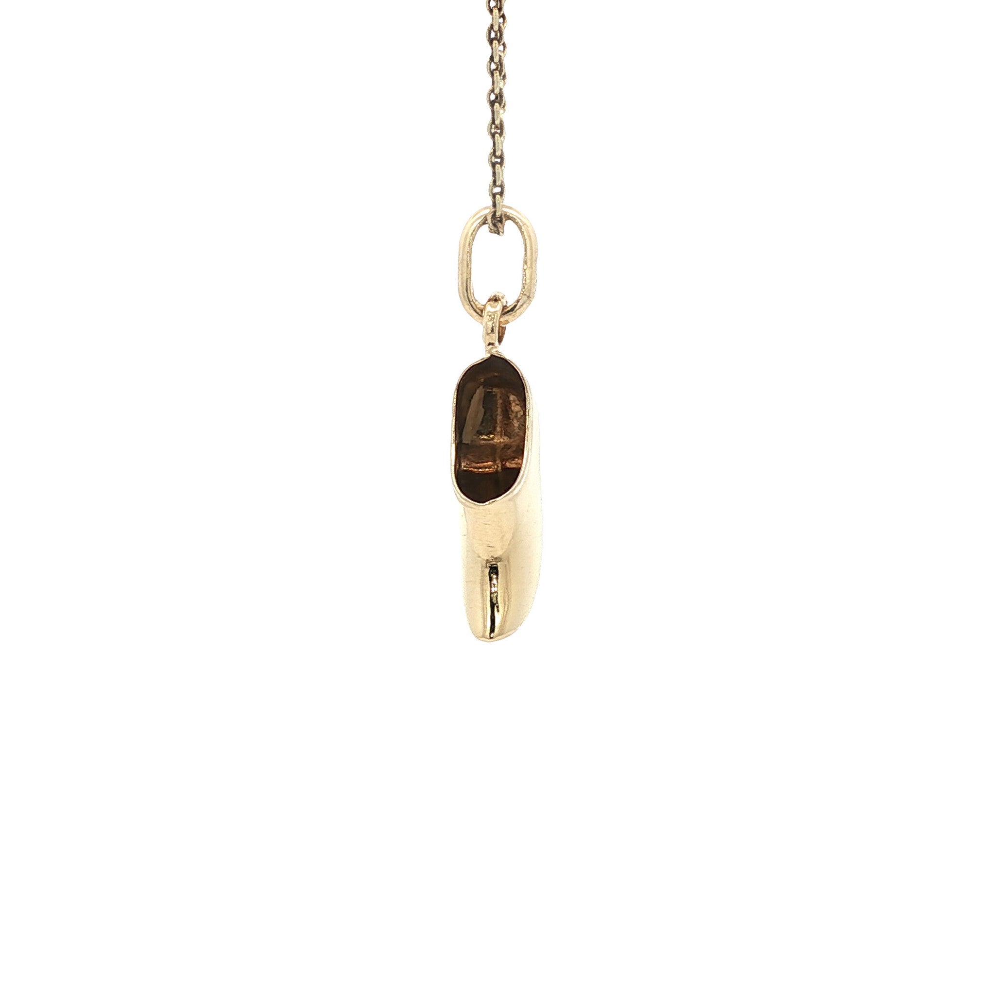 Gouden hanger klomp 14 karaat