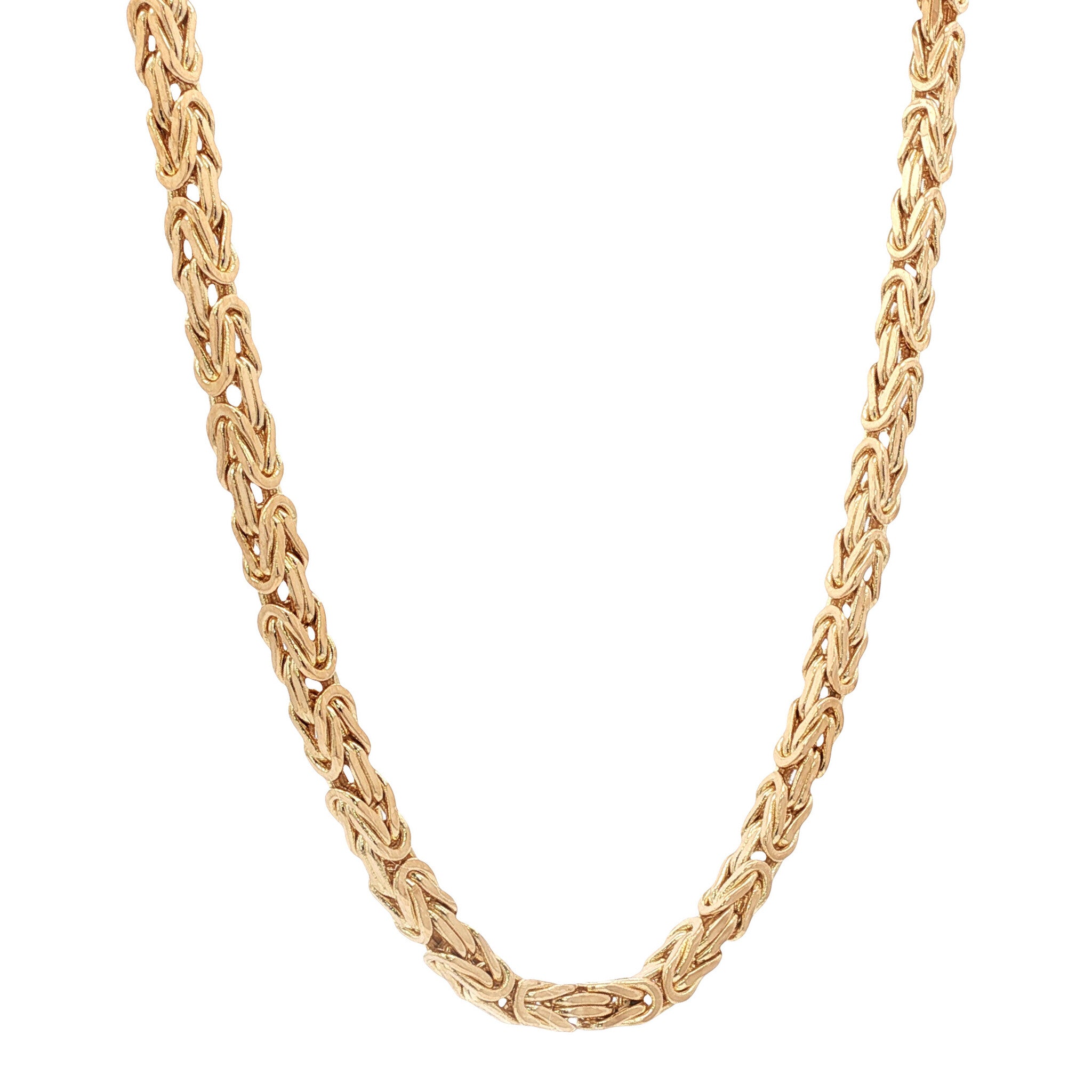 Golden king's necklace 70 cm 18 karat
