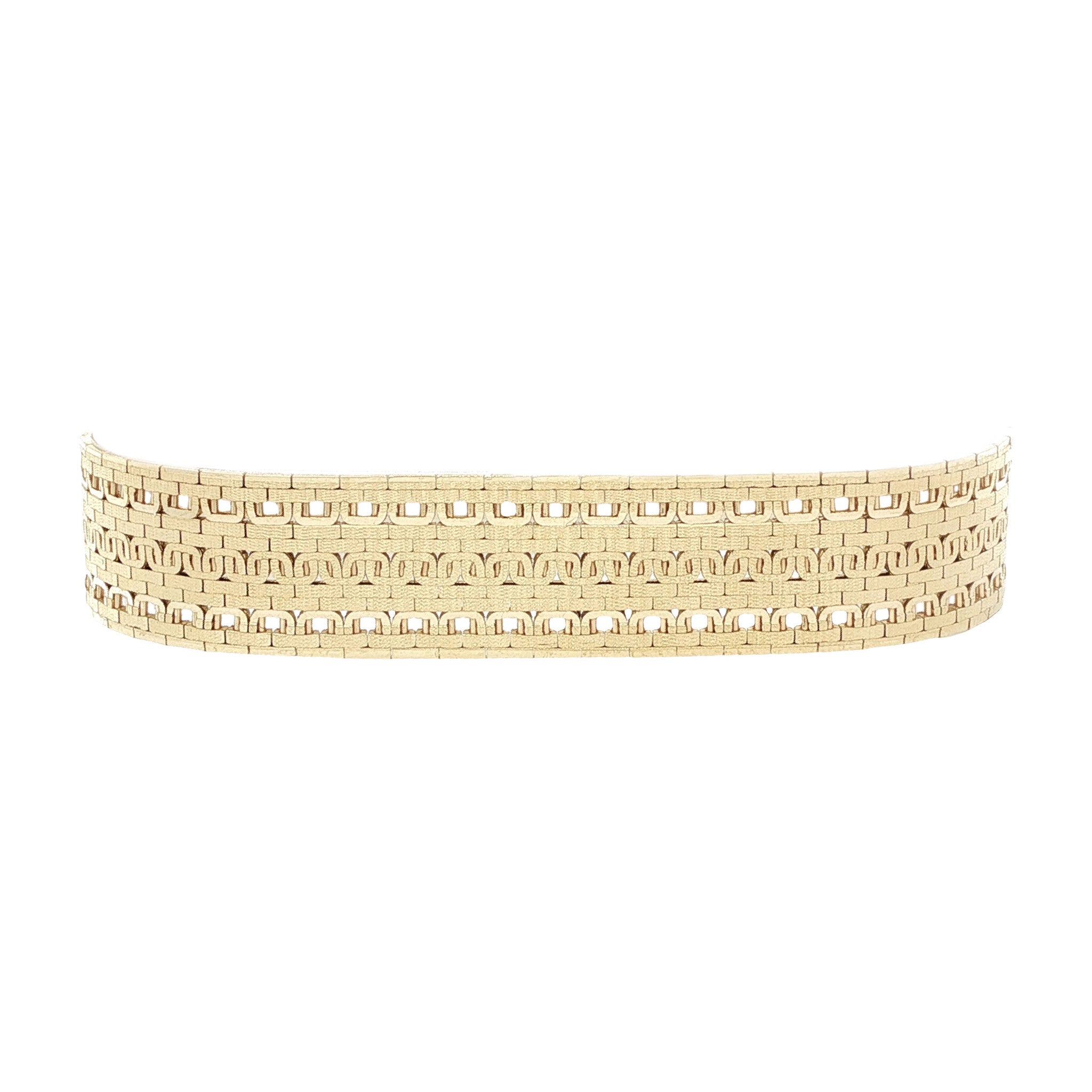 14-karat gold bracelet, 19 cm