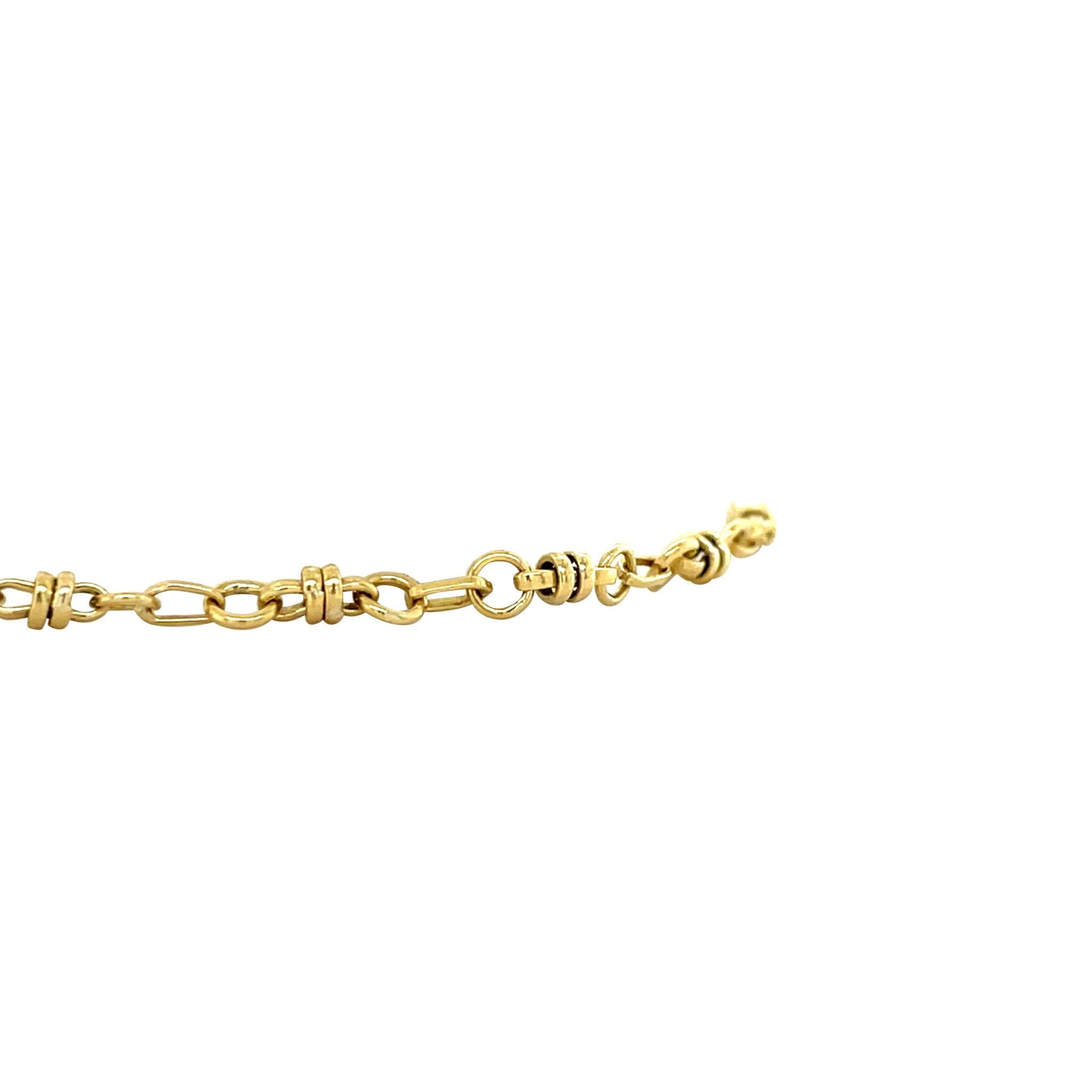 Gouden armband 21 cm 14 karaat