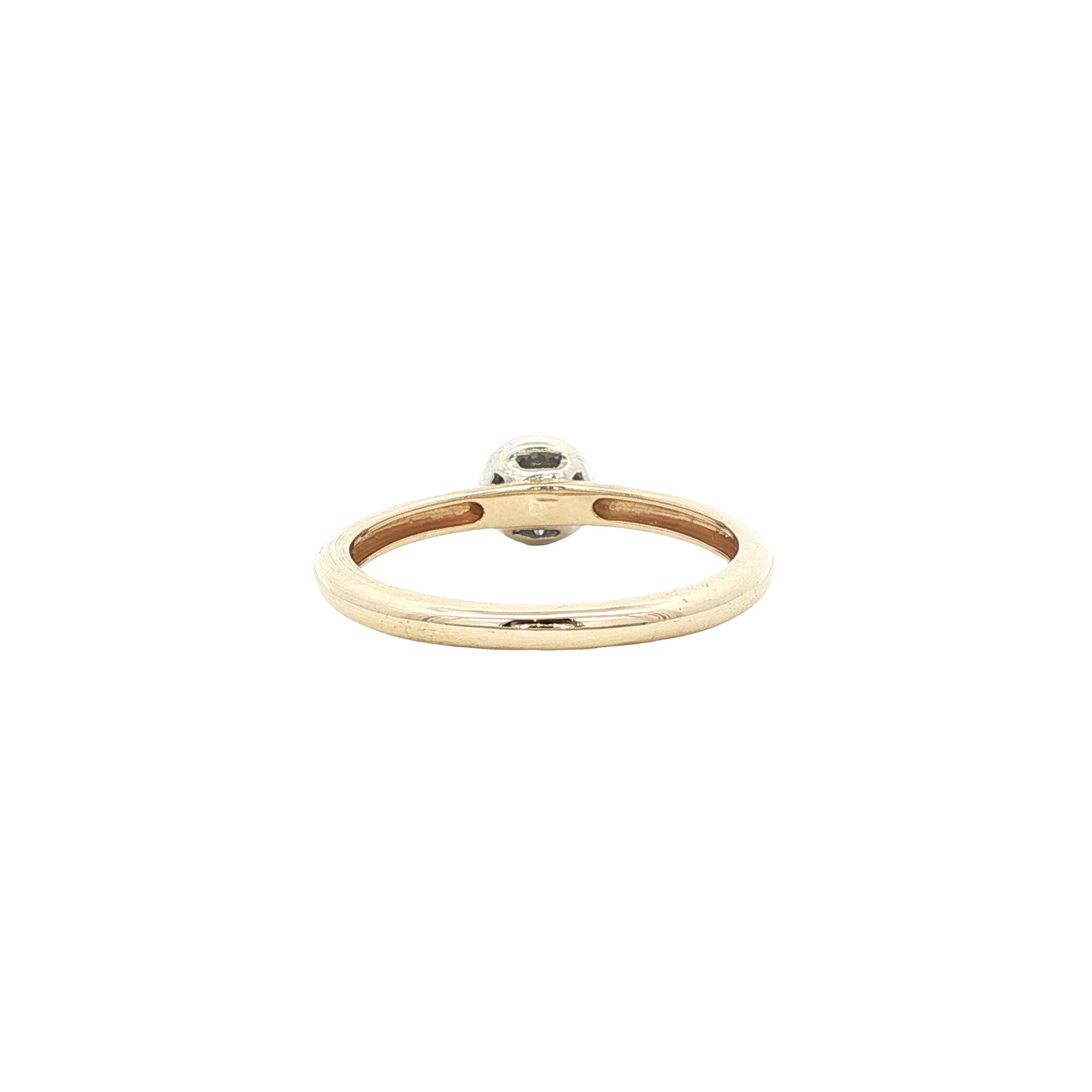 Gouden ring met zirkonia van Blush 14 karaat