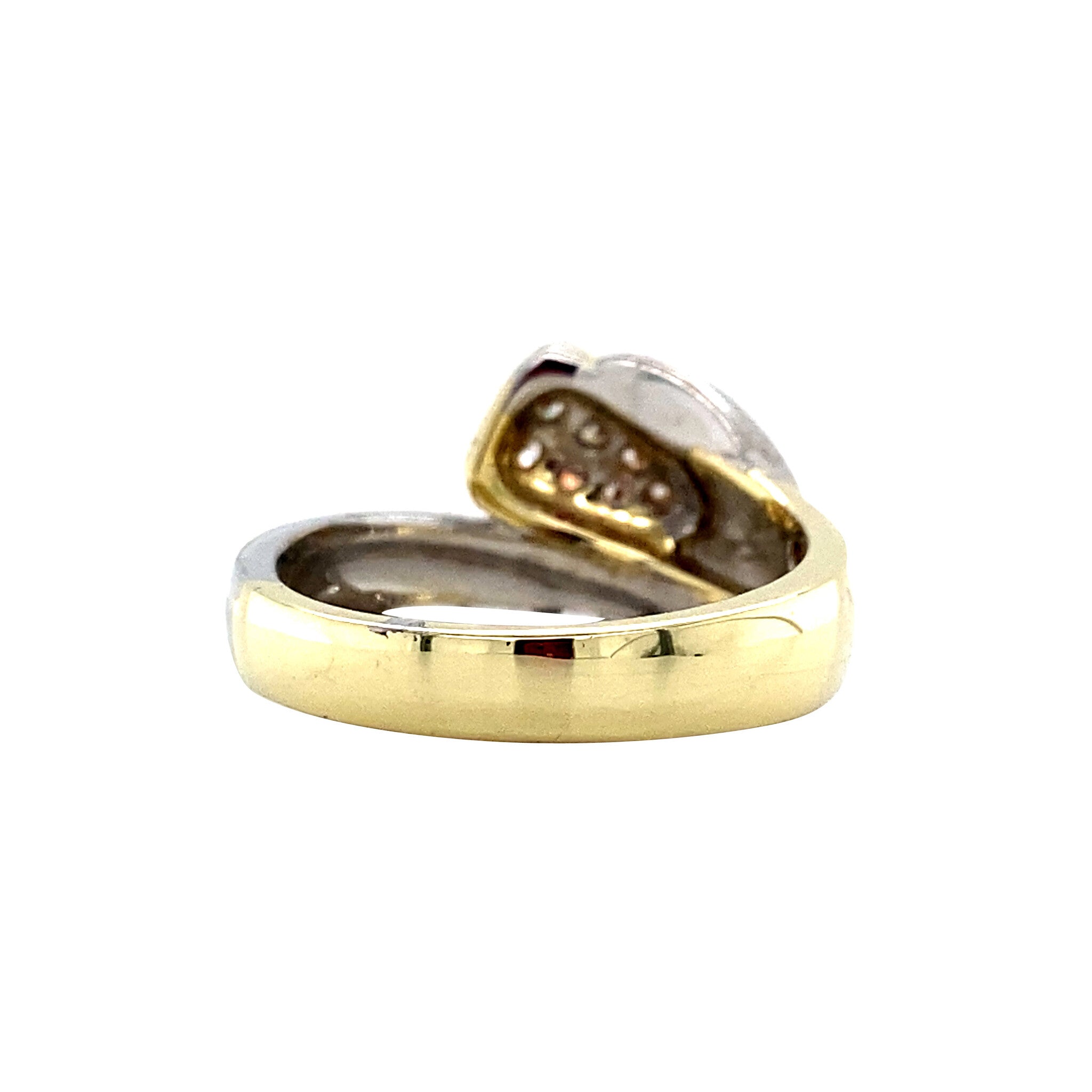 Gold ring with diamond 14 karat