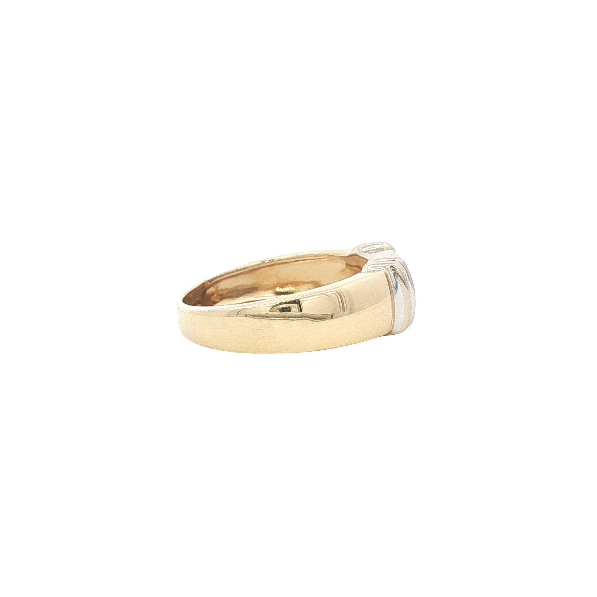 Gouden ring met diamant 18 karaat