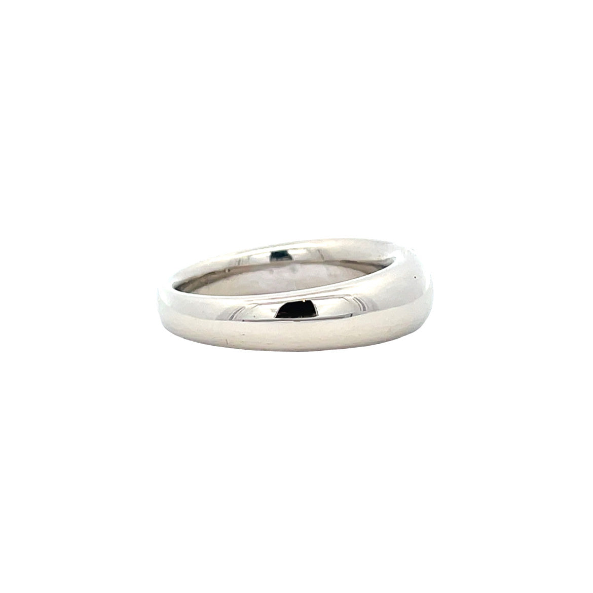 White gold ring with diamond 14 karat